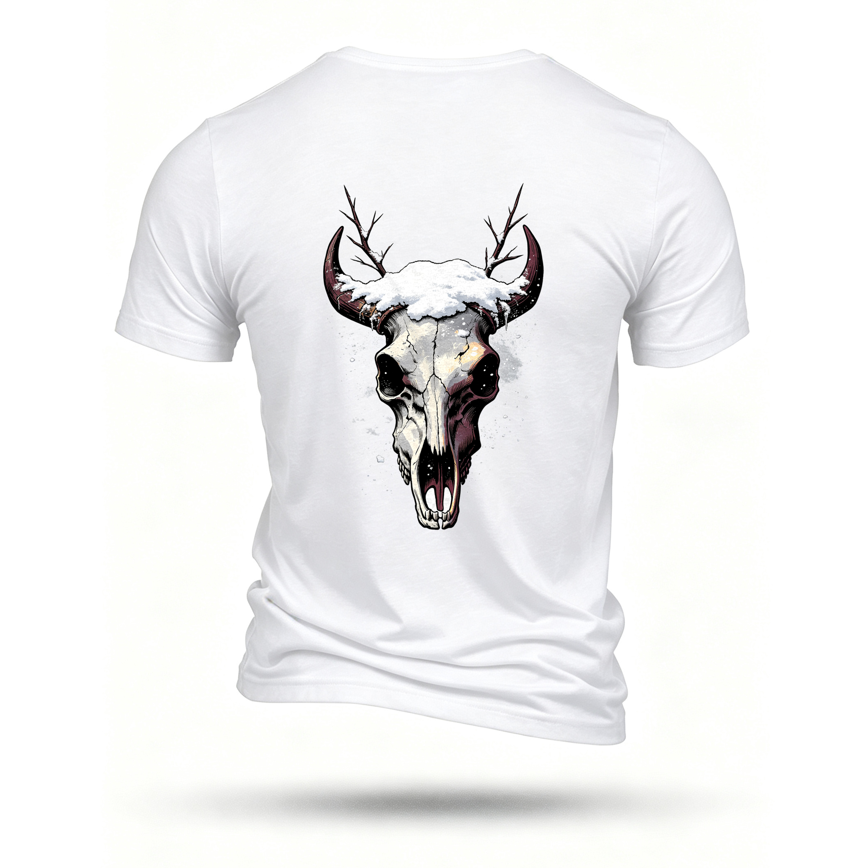 White T-shirt, back print
