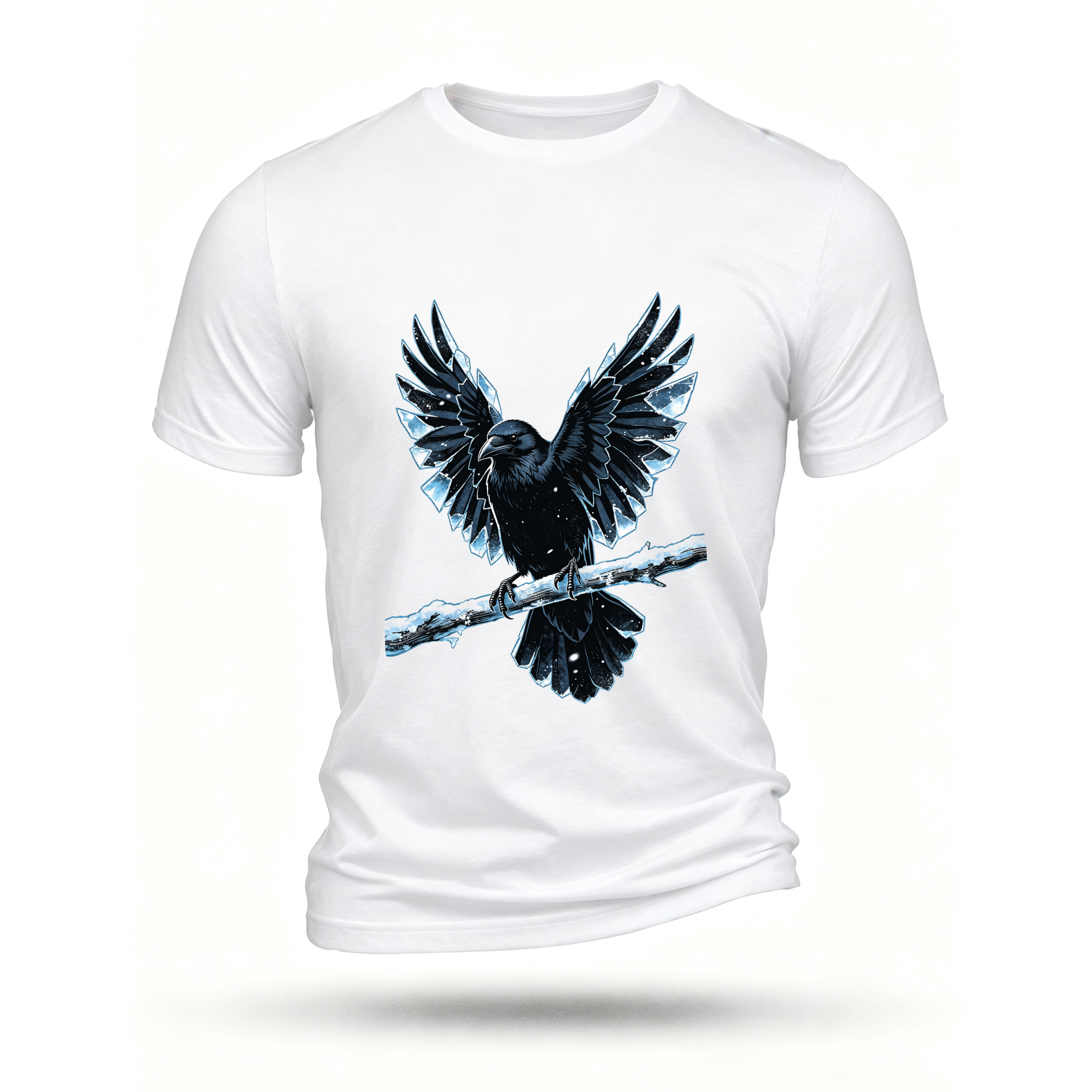White T-shirt, front print