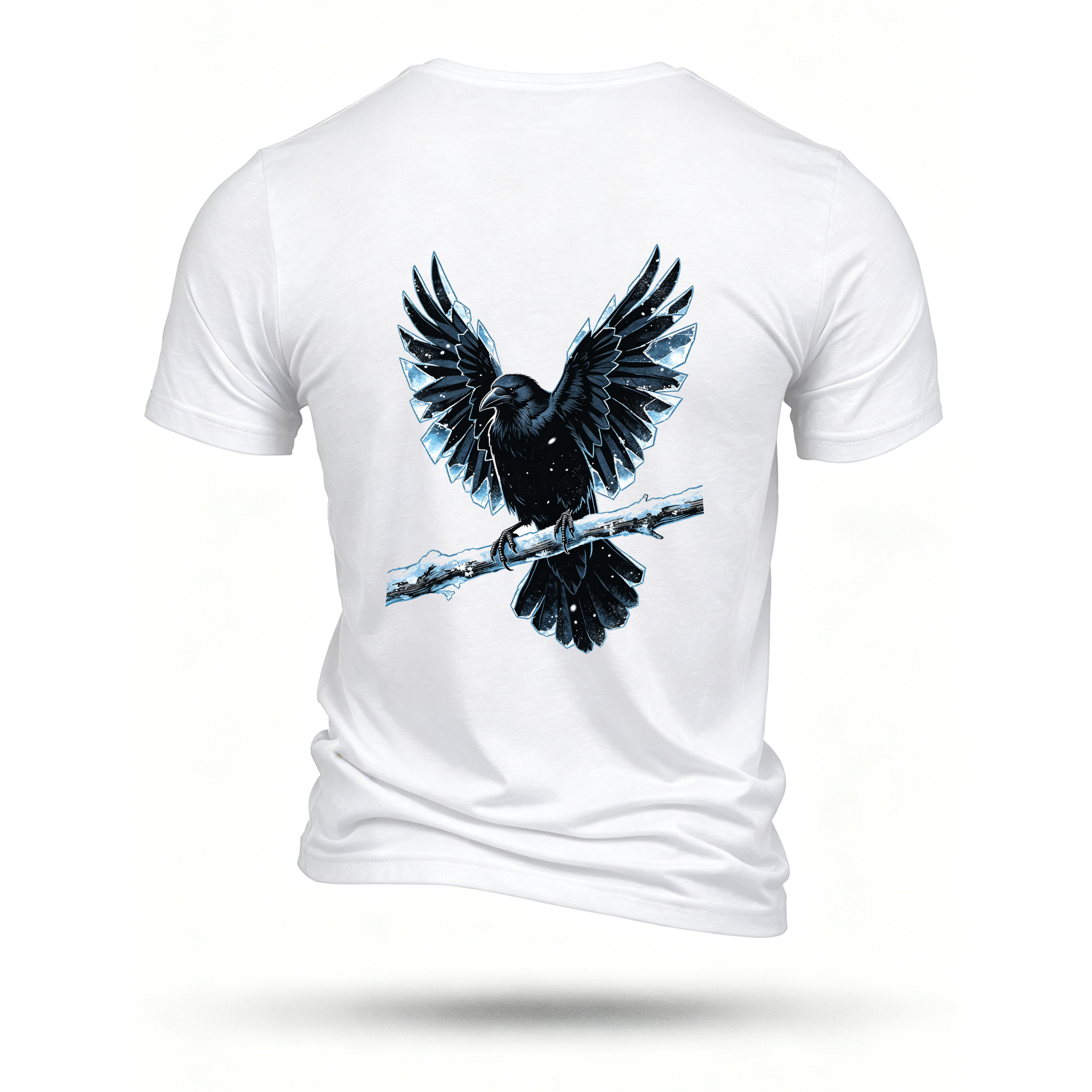 White T-shirt, back print