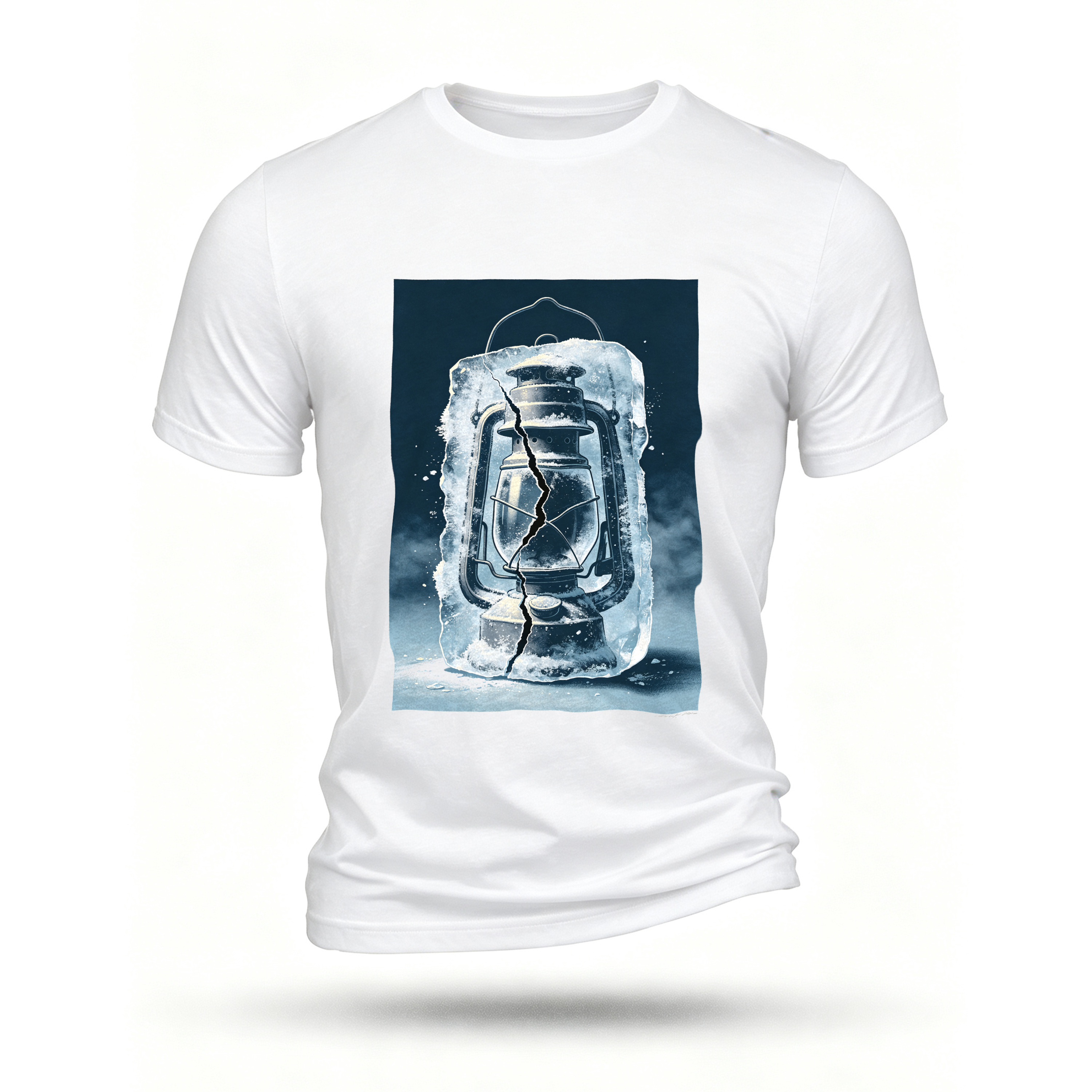 White T-shirt, front print
