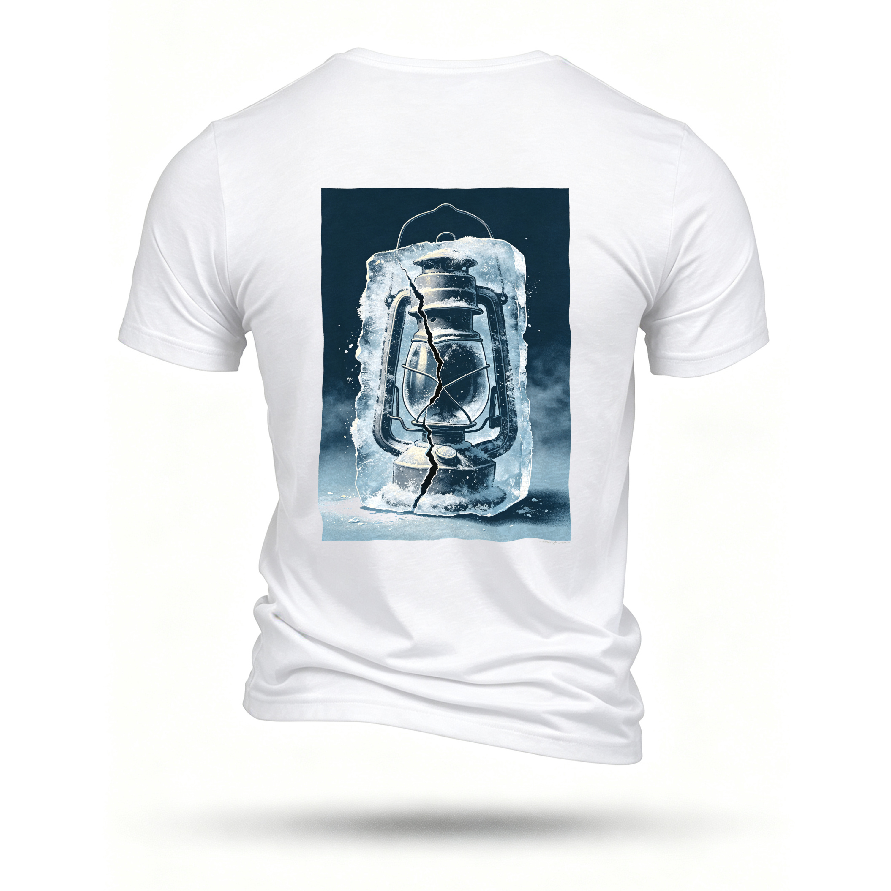 White T-shirt, back print