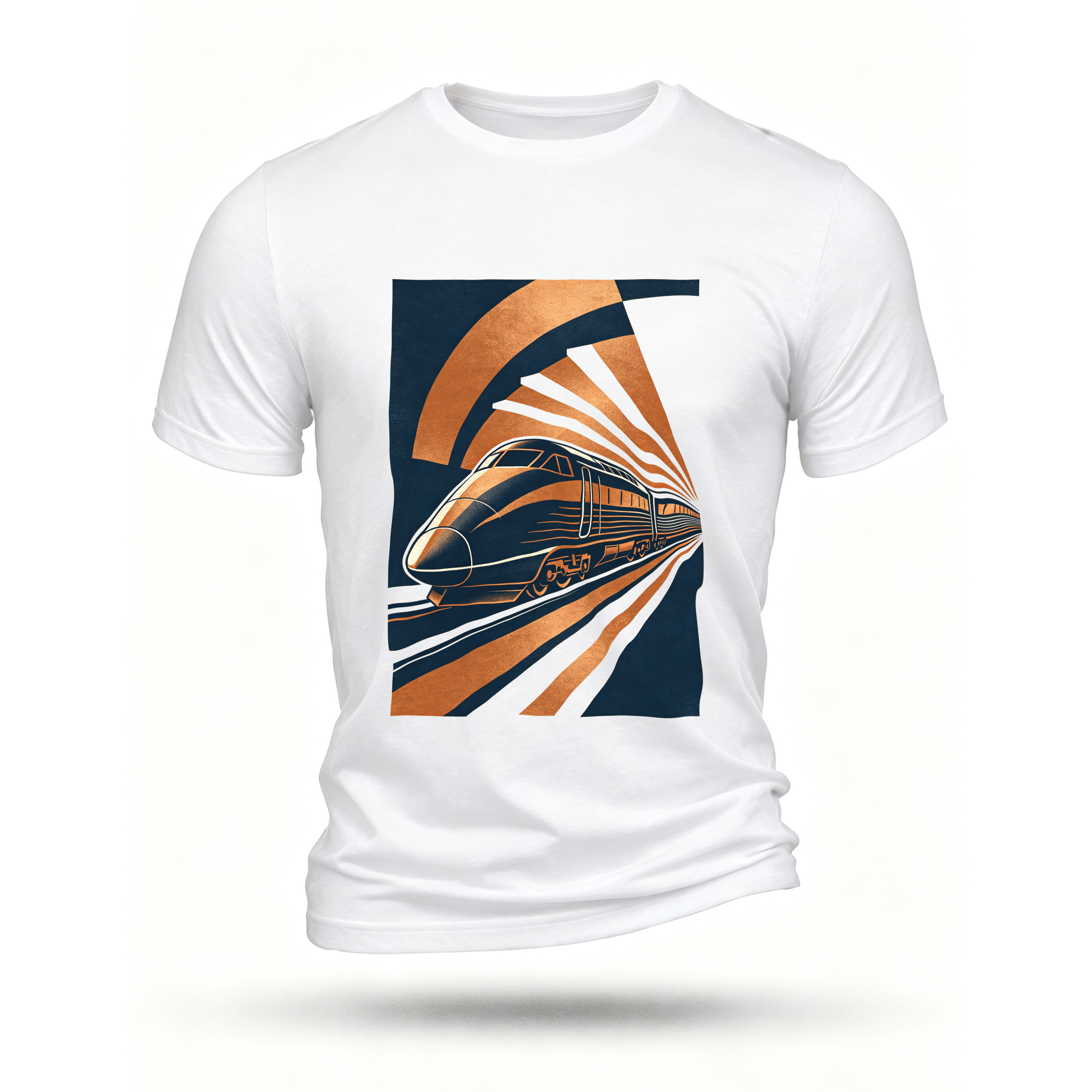 White T-shirt, front print