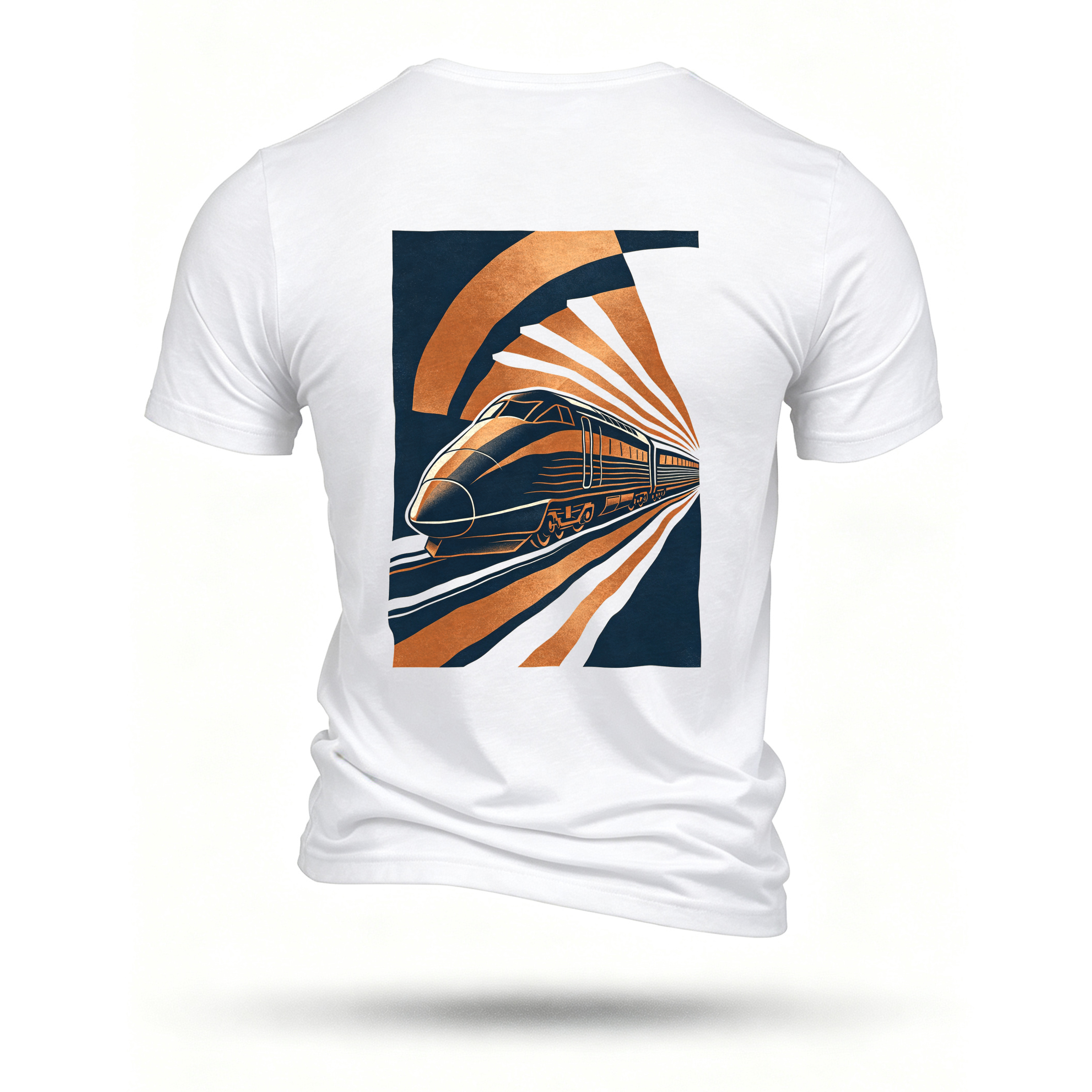 White T-shirt, back print