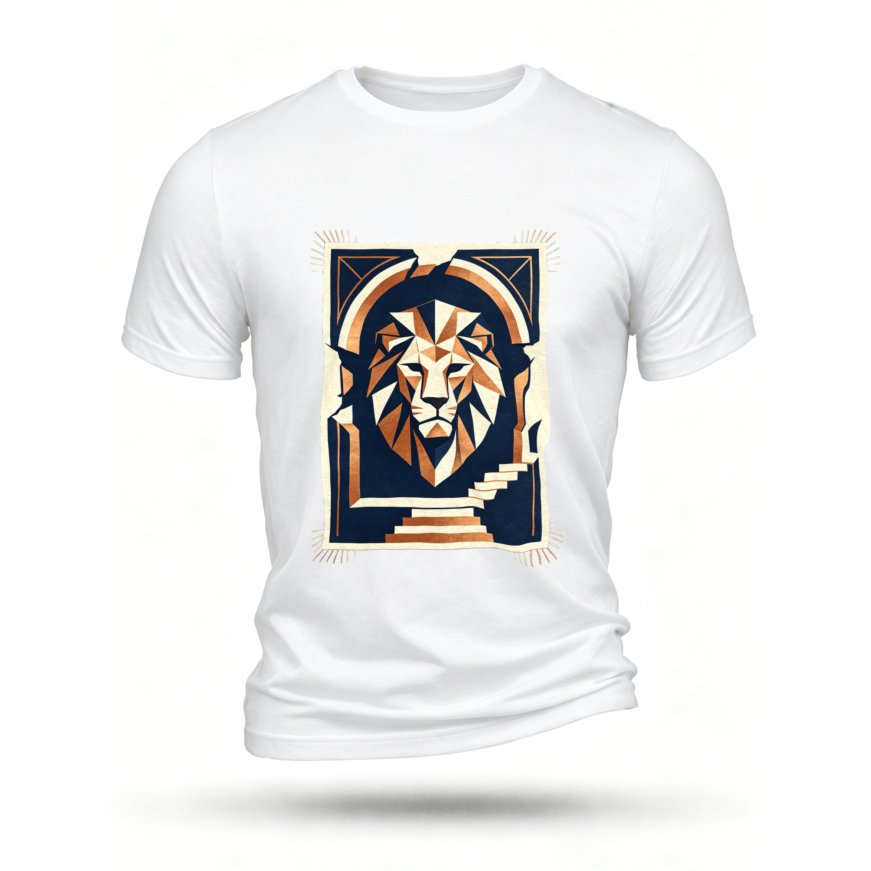 White T-shirt, front print