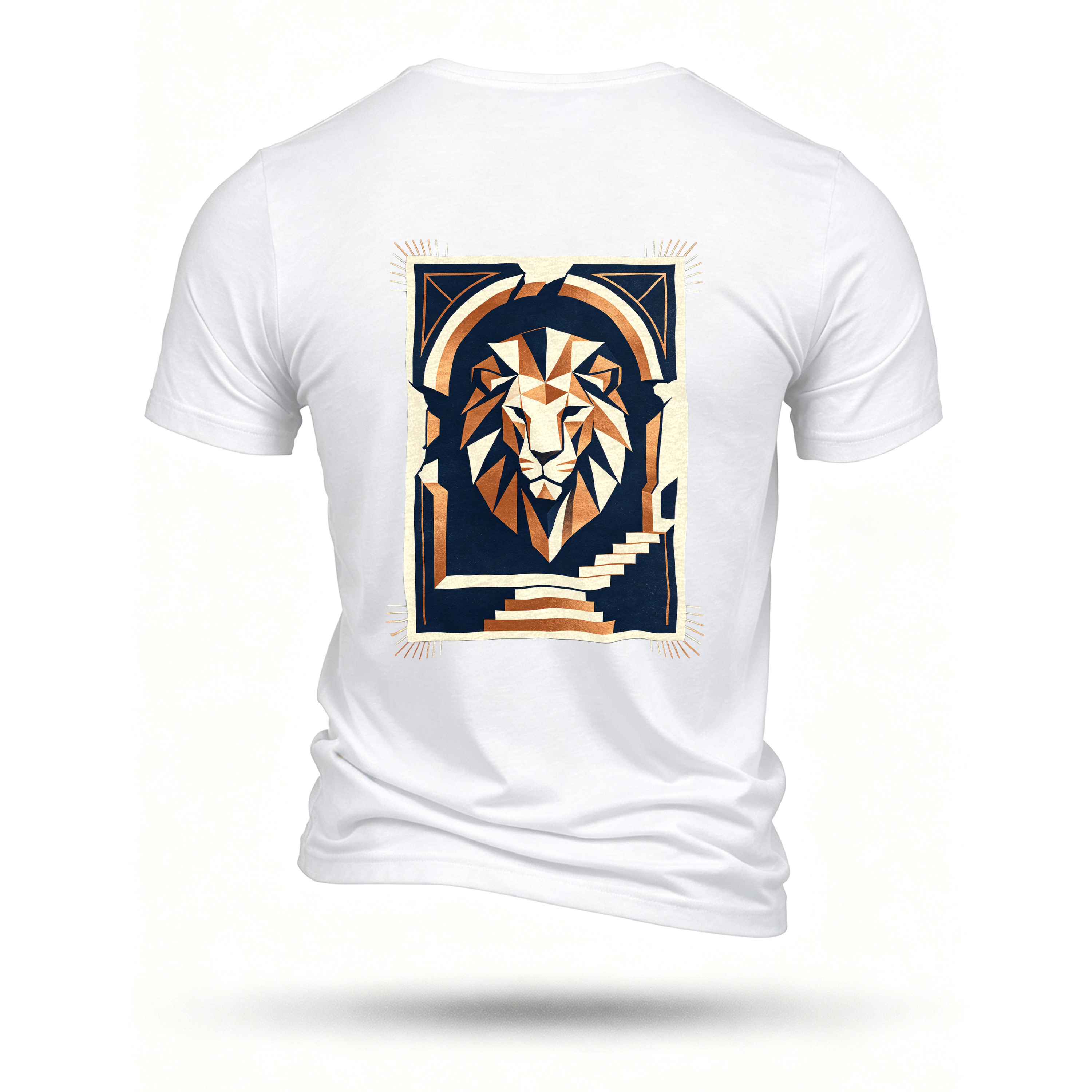 White T-shirt, back print