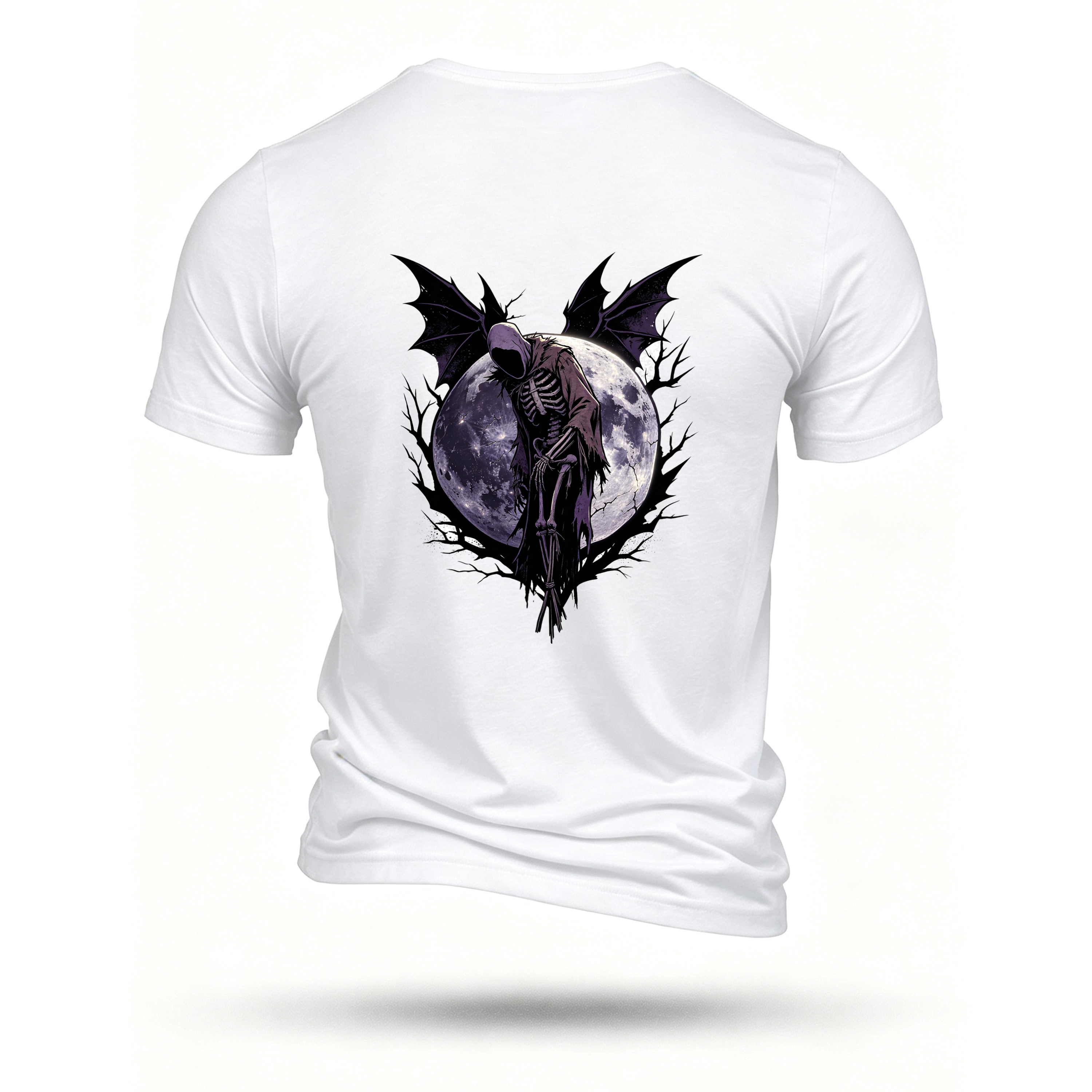 White T-shirt, back print