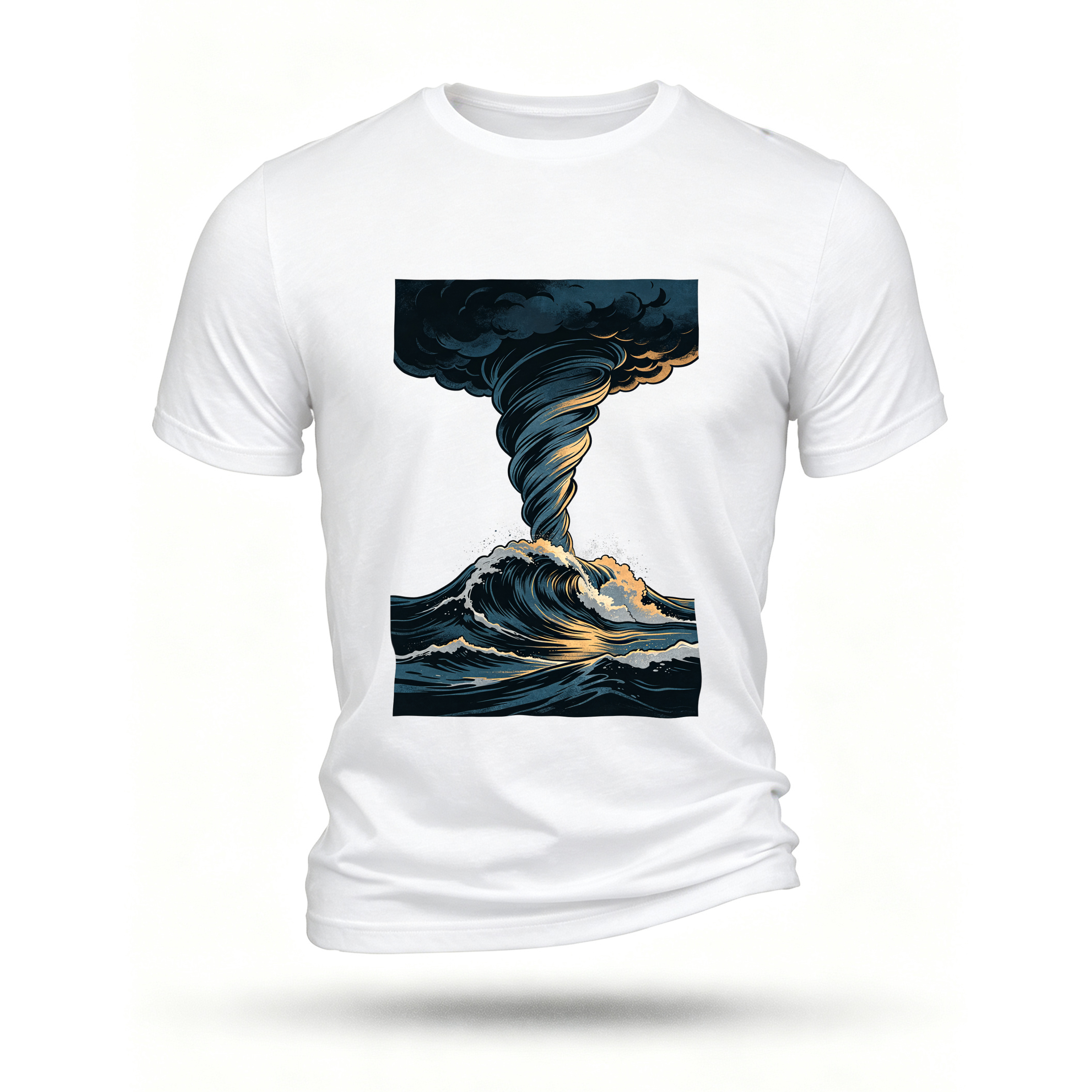 White T-shirt, front print