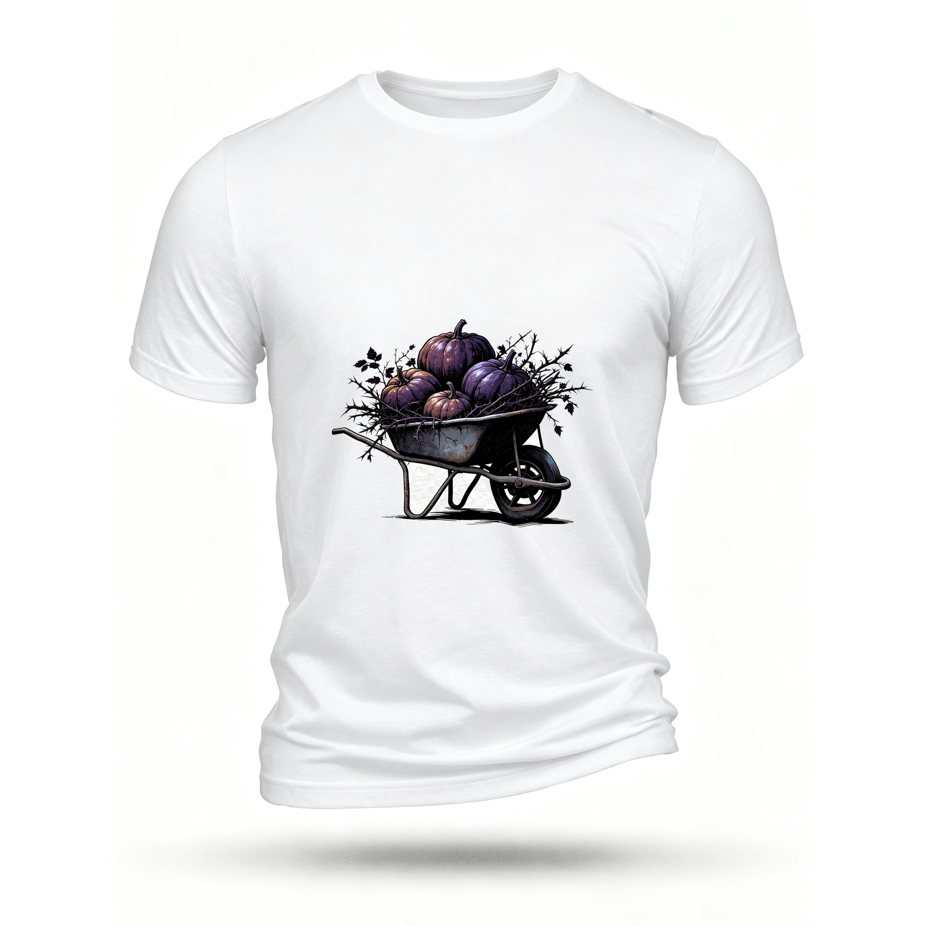 White T-shirt, front print