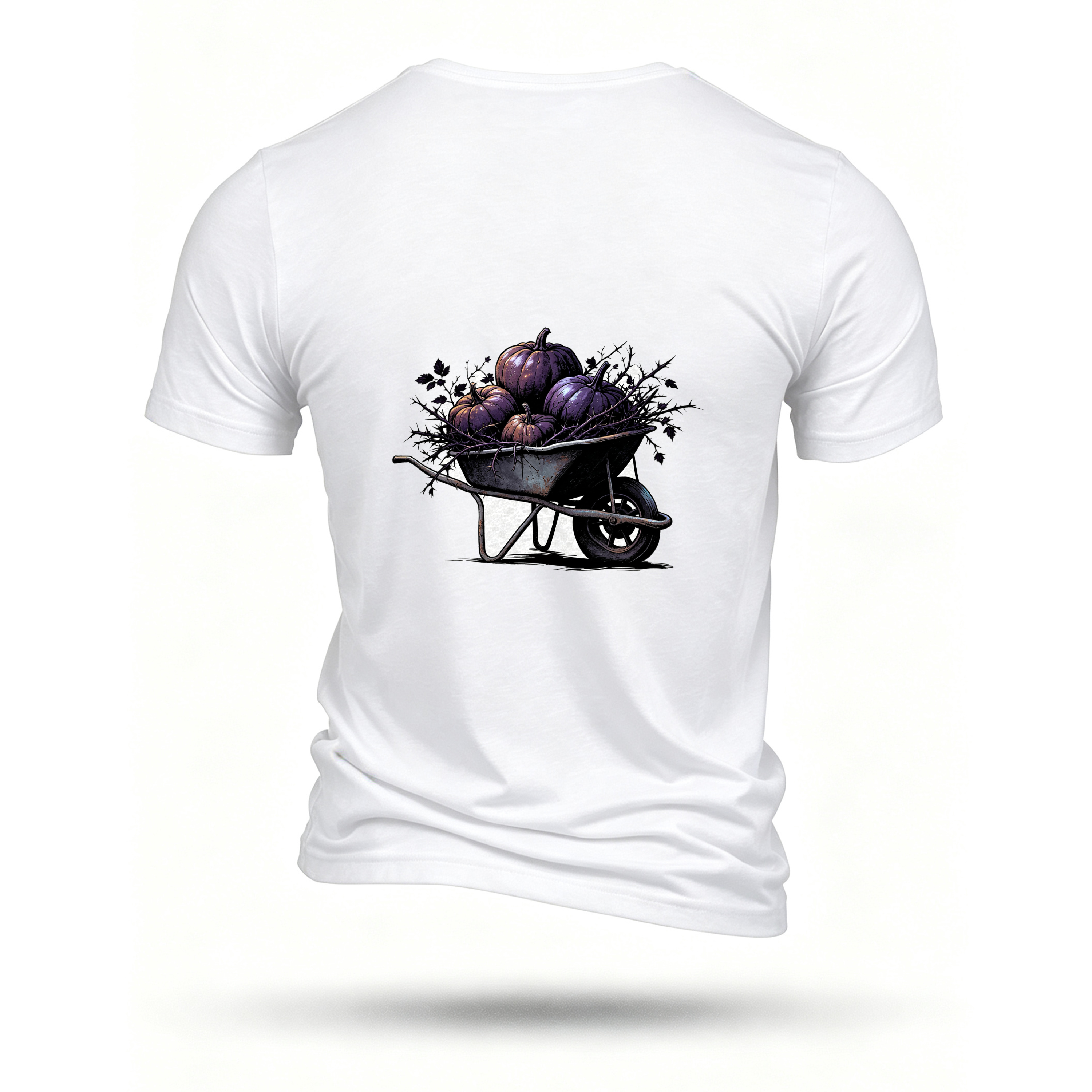 White T-shirt, back print