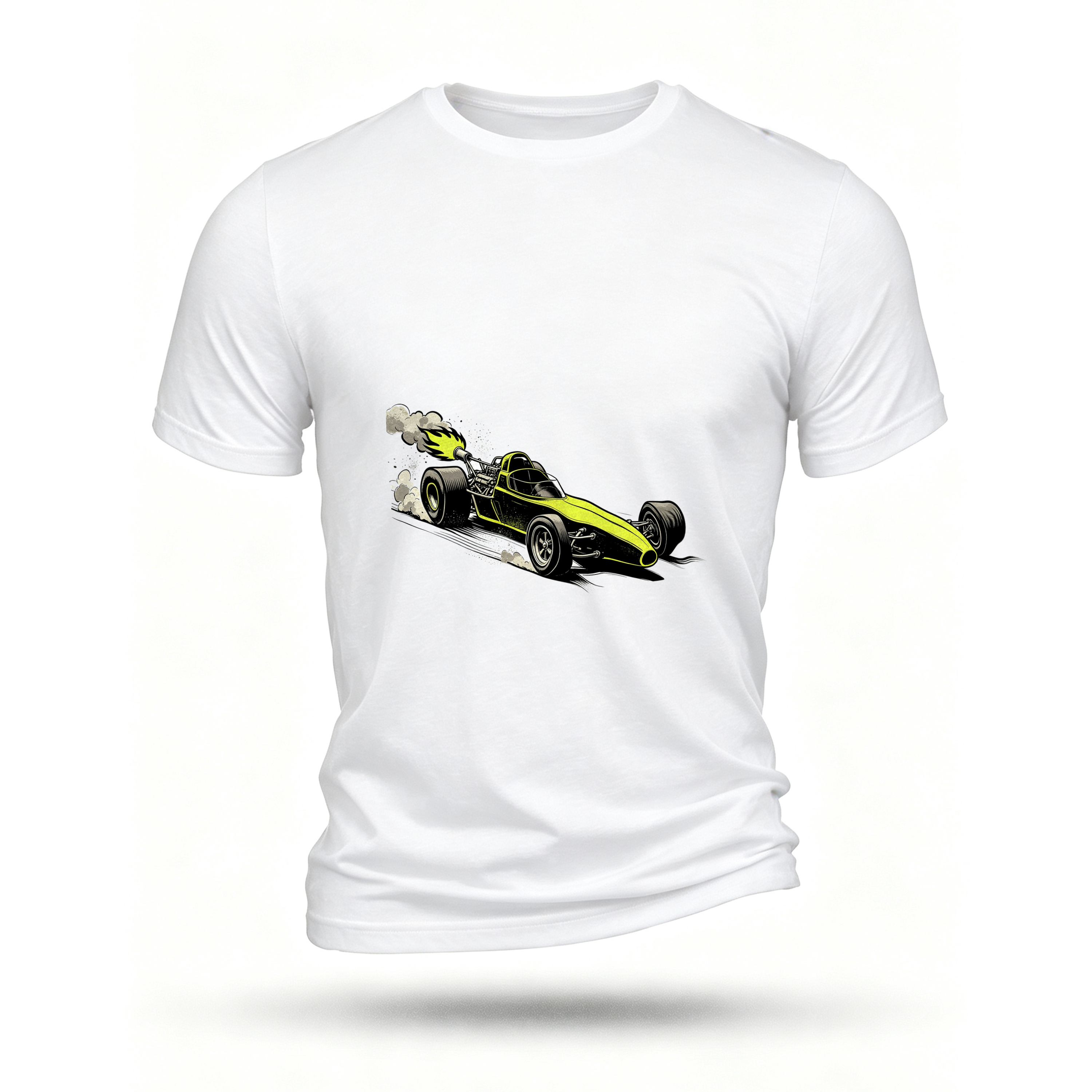 White T-shirt, front print