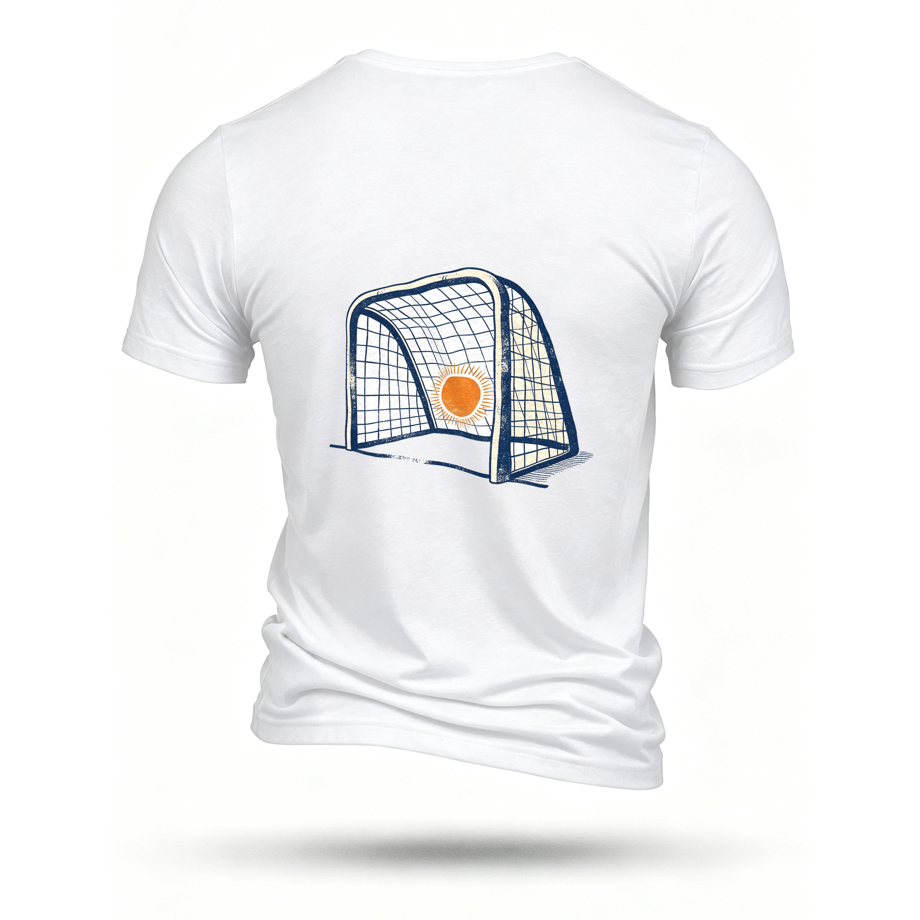 White T-shirt, back print