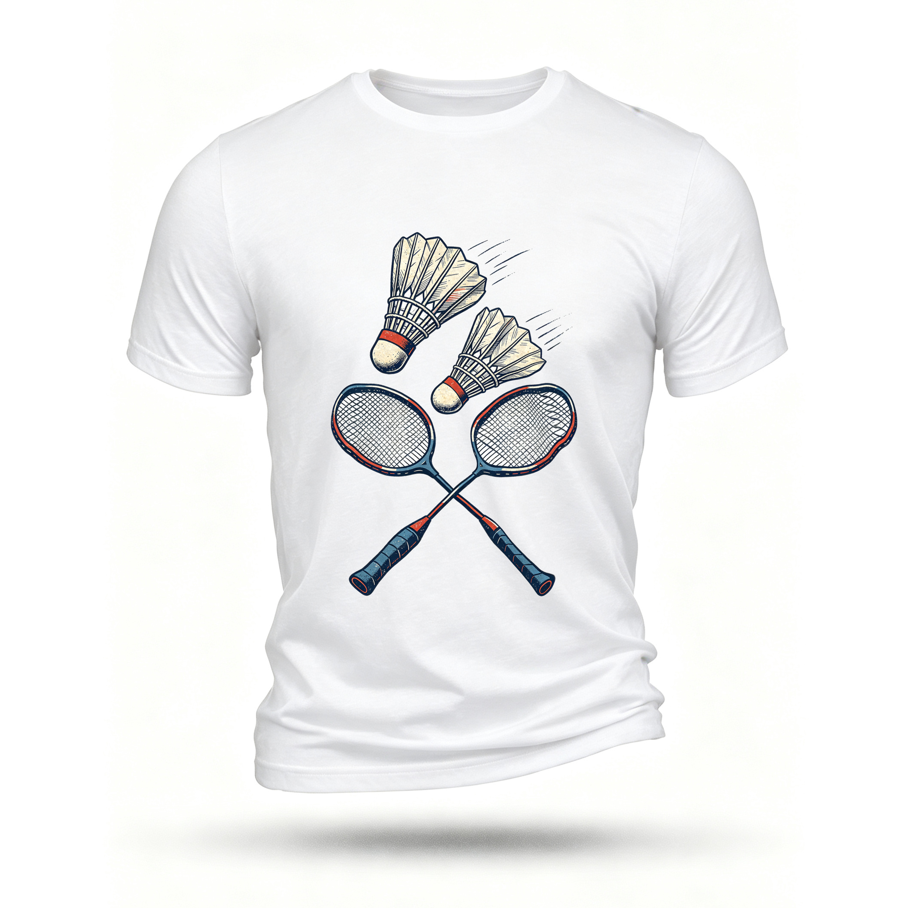 White T-shirt, front print