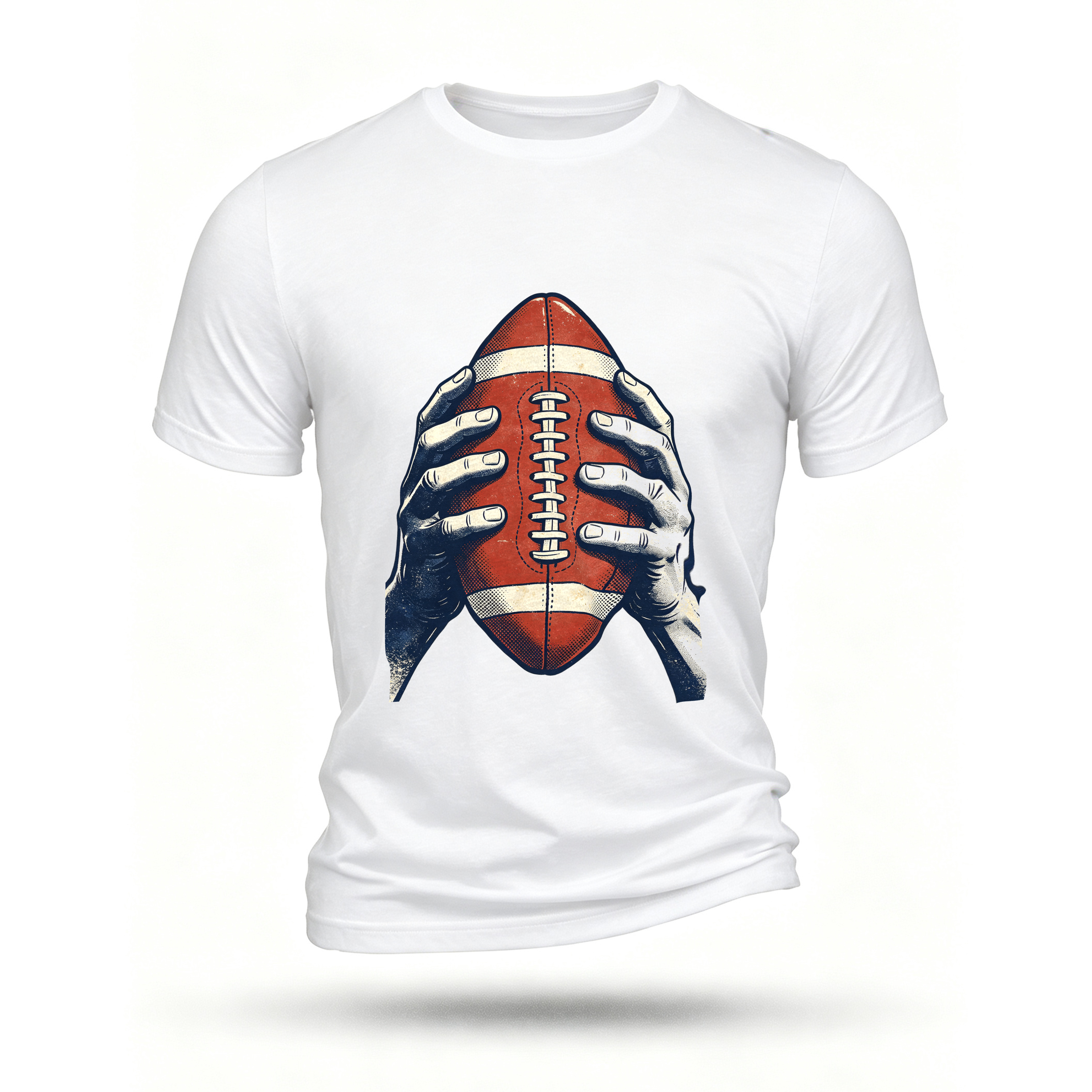 White T-shirt, front print
