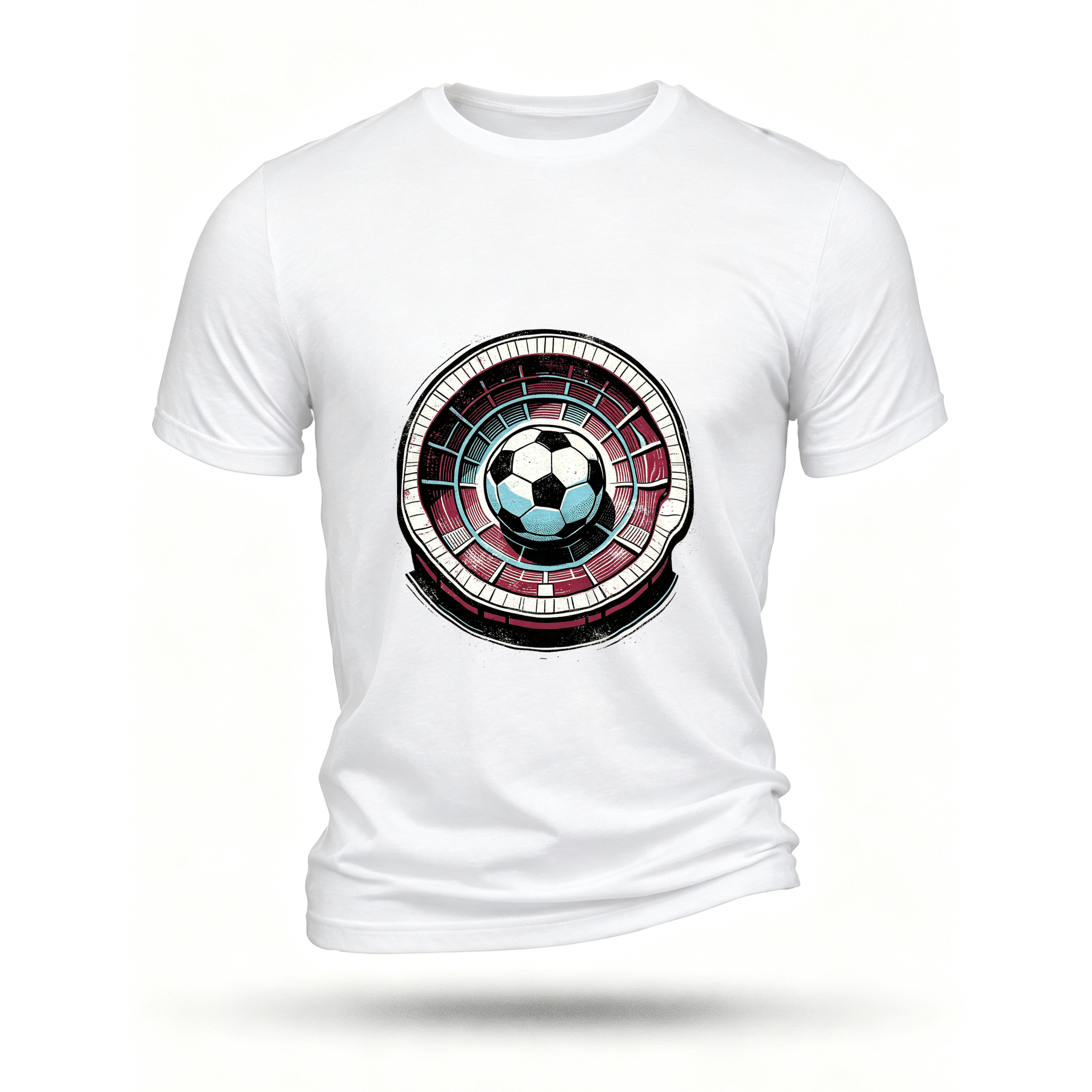 White T-shirt, front print
