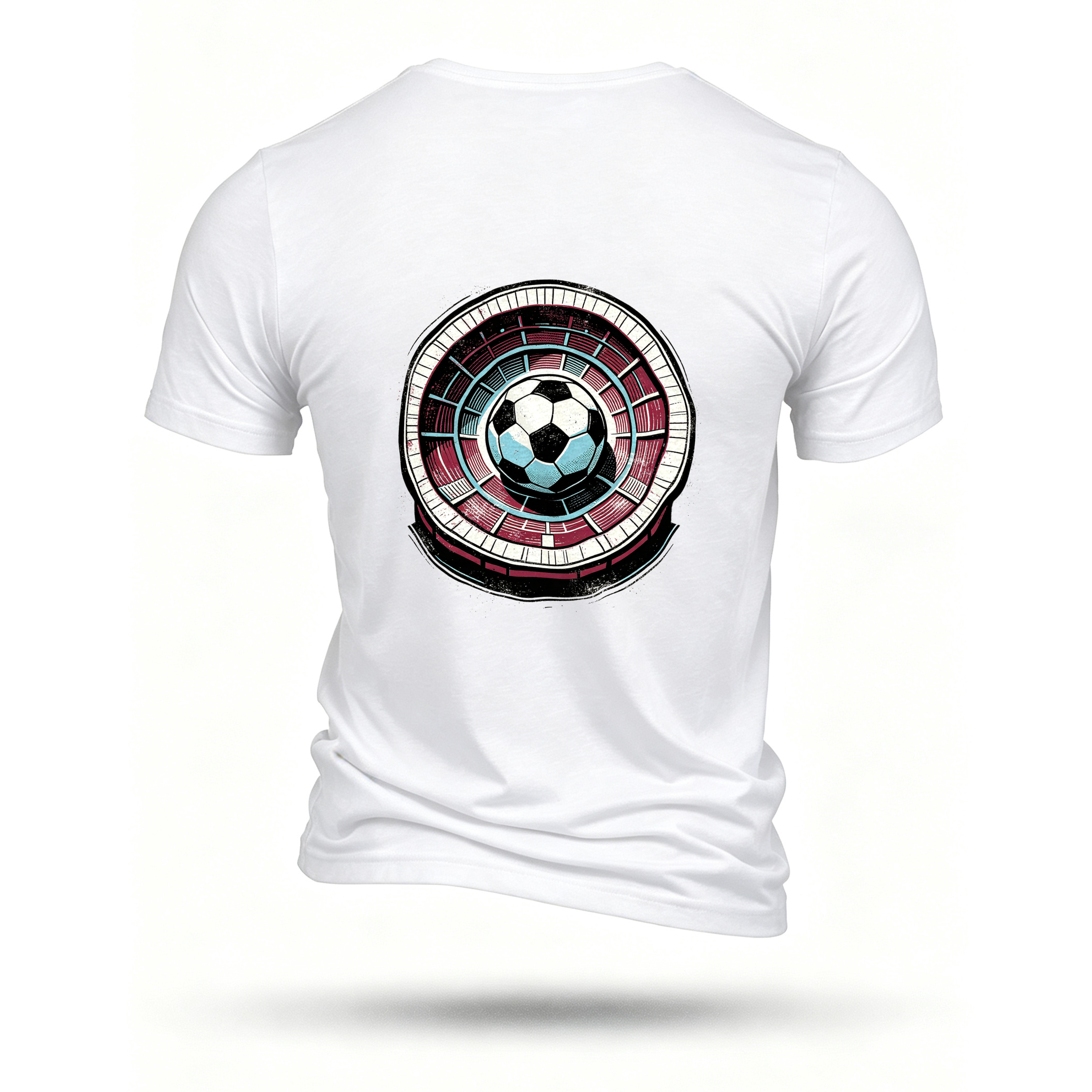White T-shirt, back print