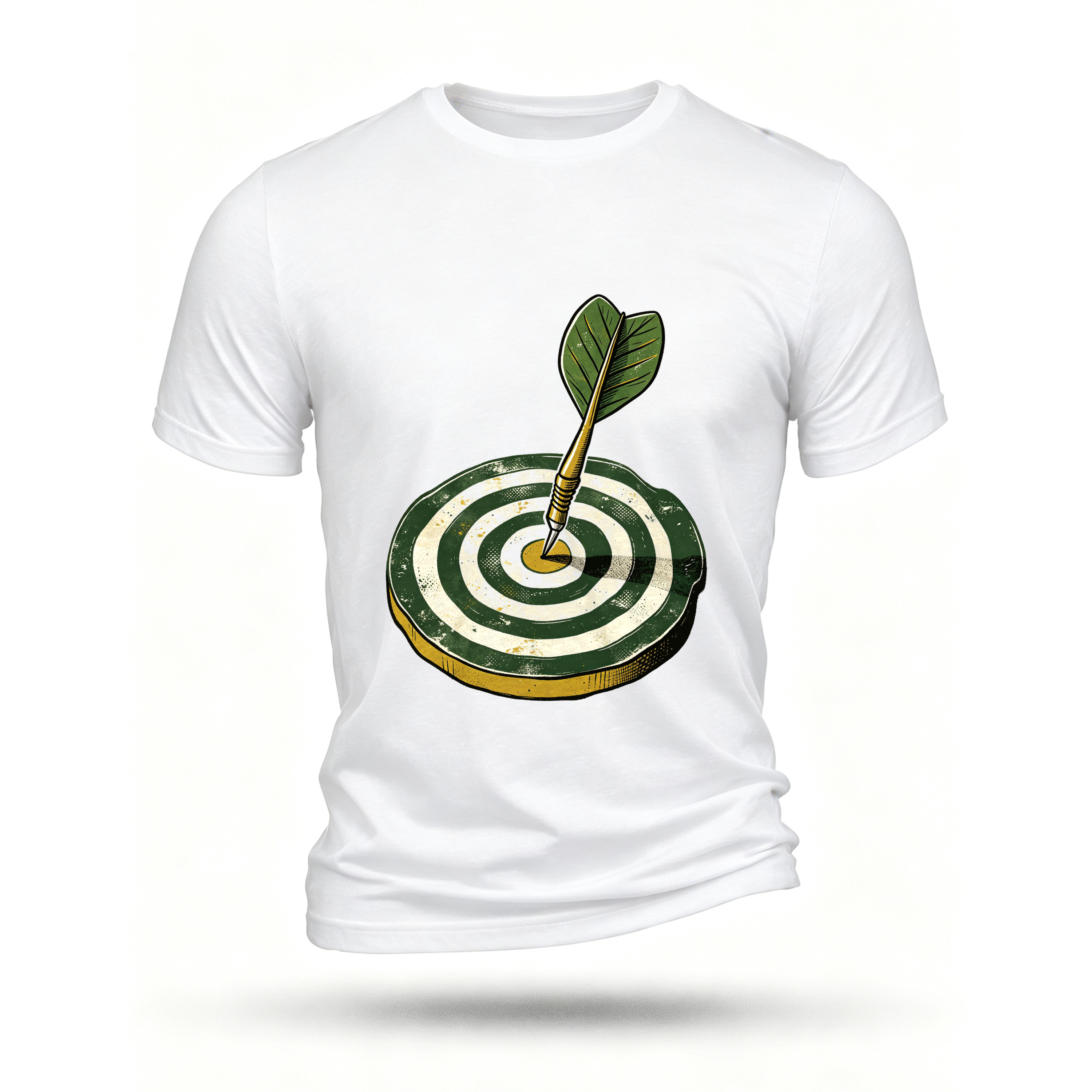 White T-shirt, front print