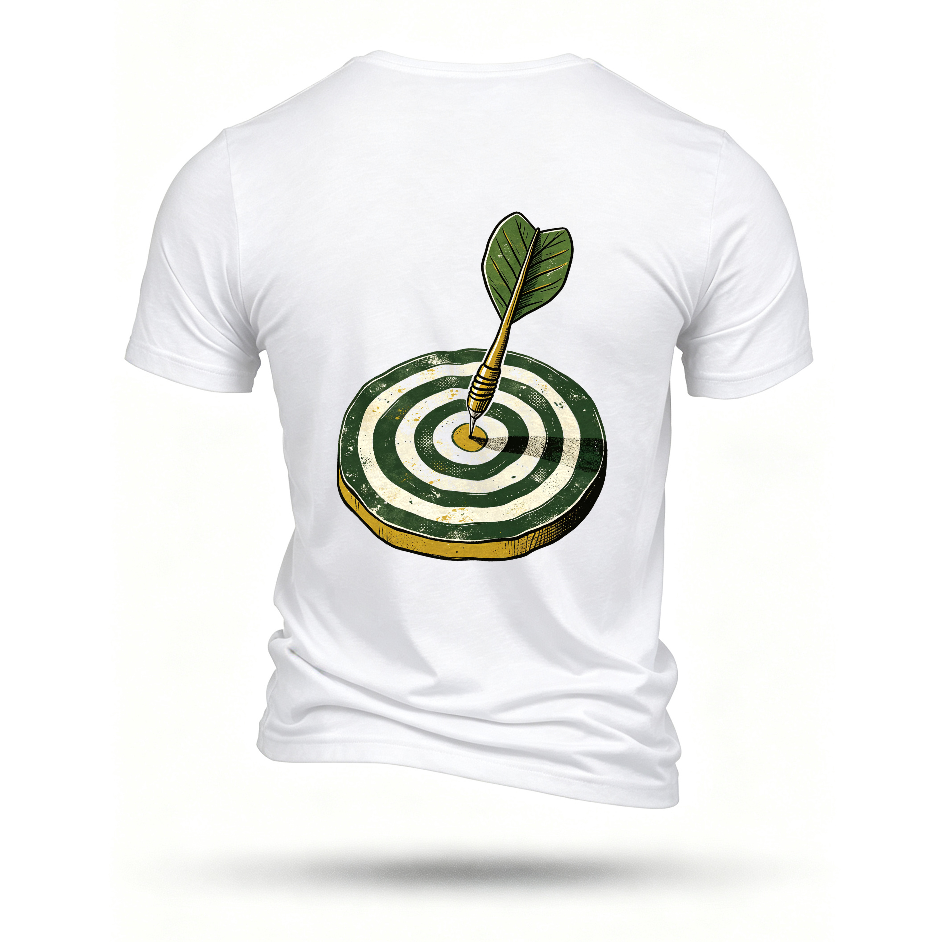 White T-shirt, back print