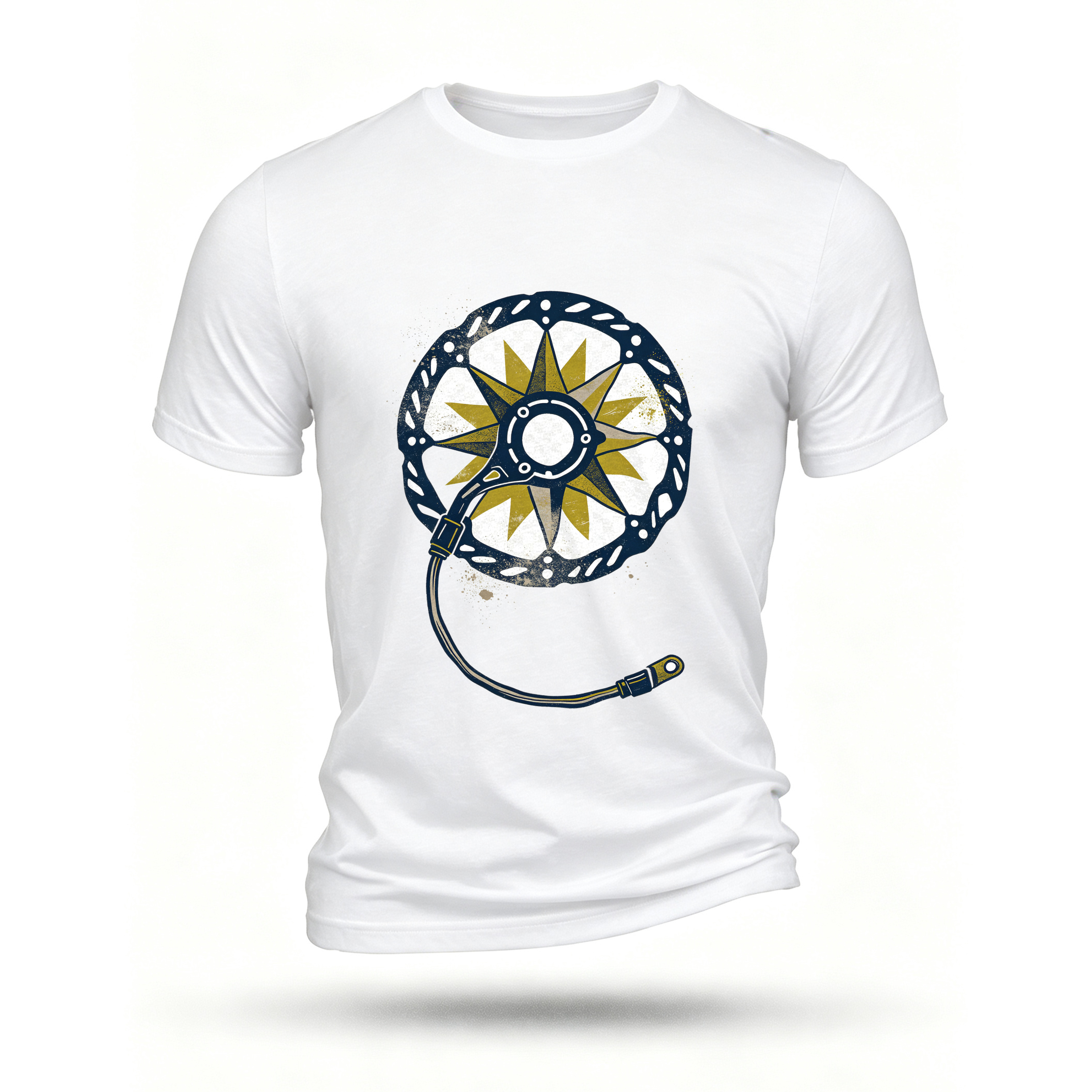 White T-shirt, front print