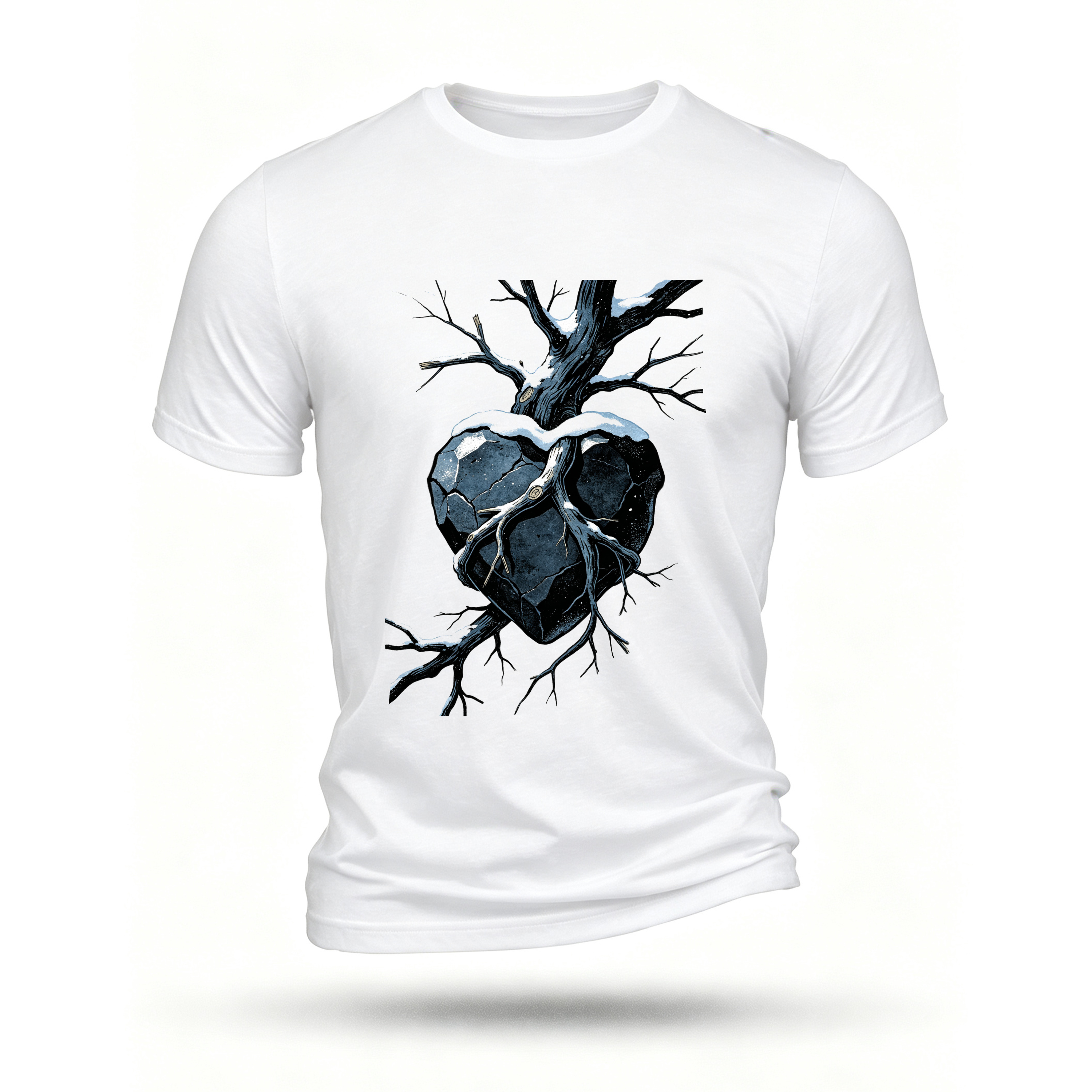 White T-shirt, front print
