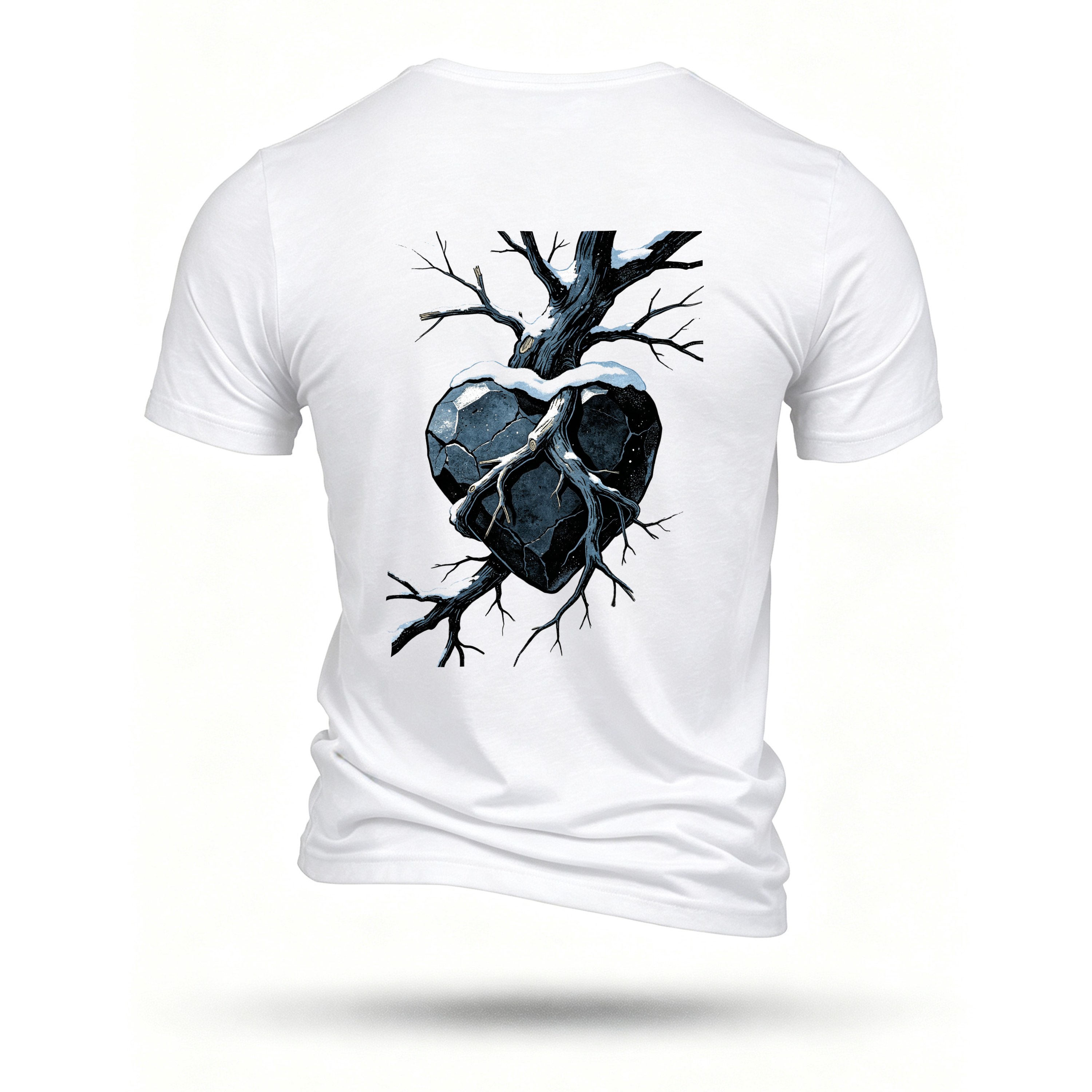 White T-shirt, back print