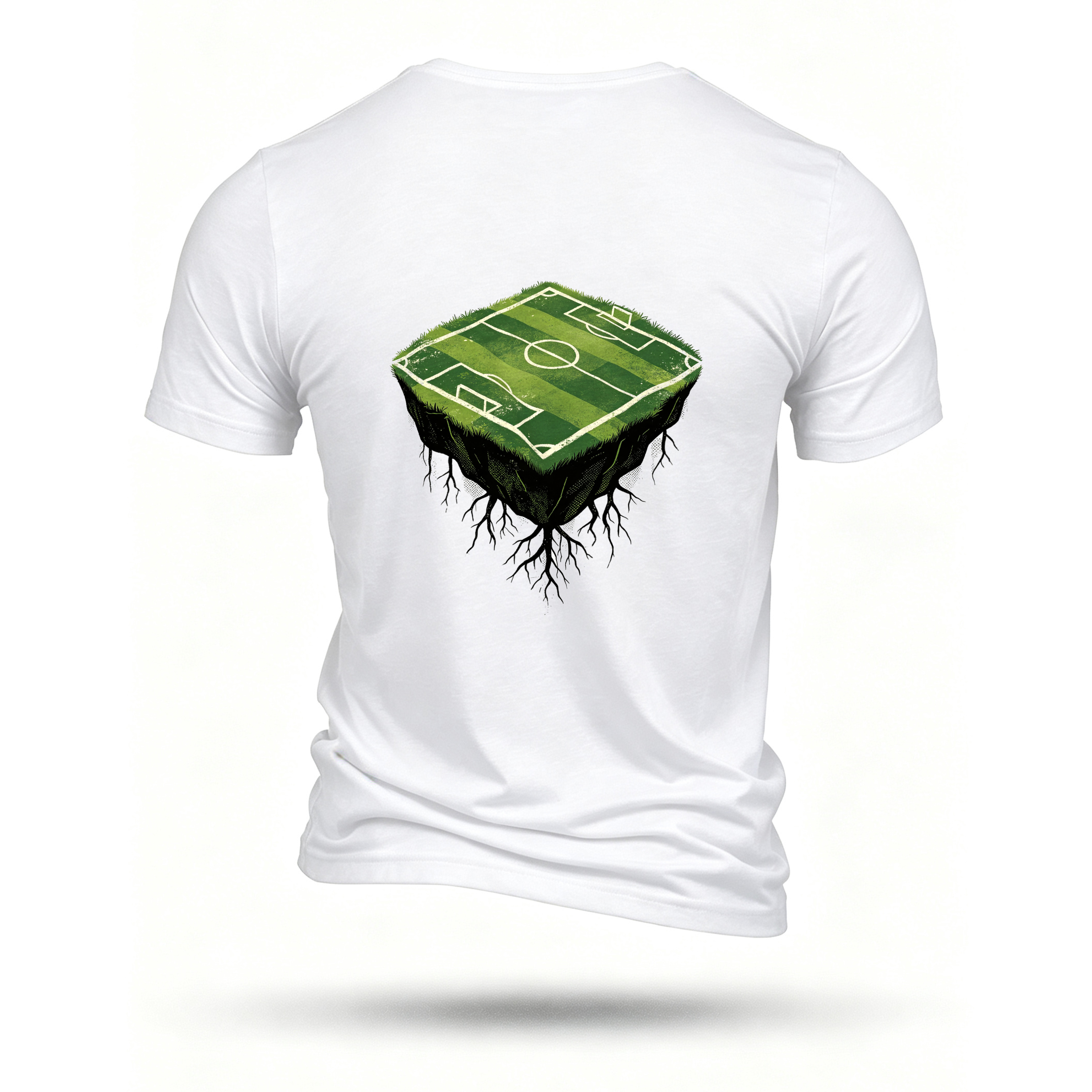 White T-shirt, back print