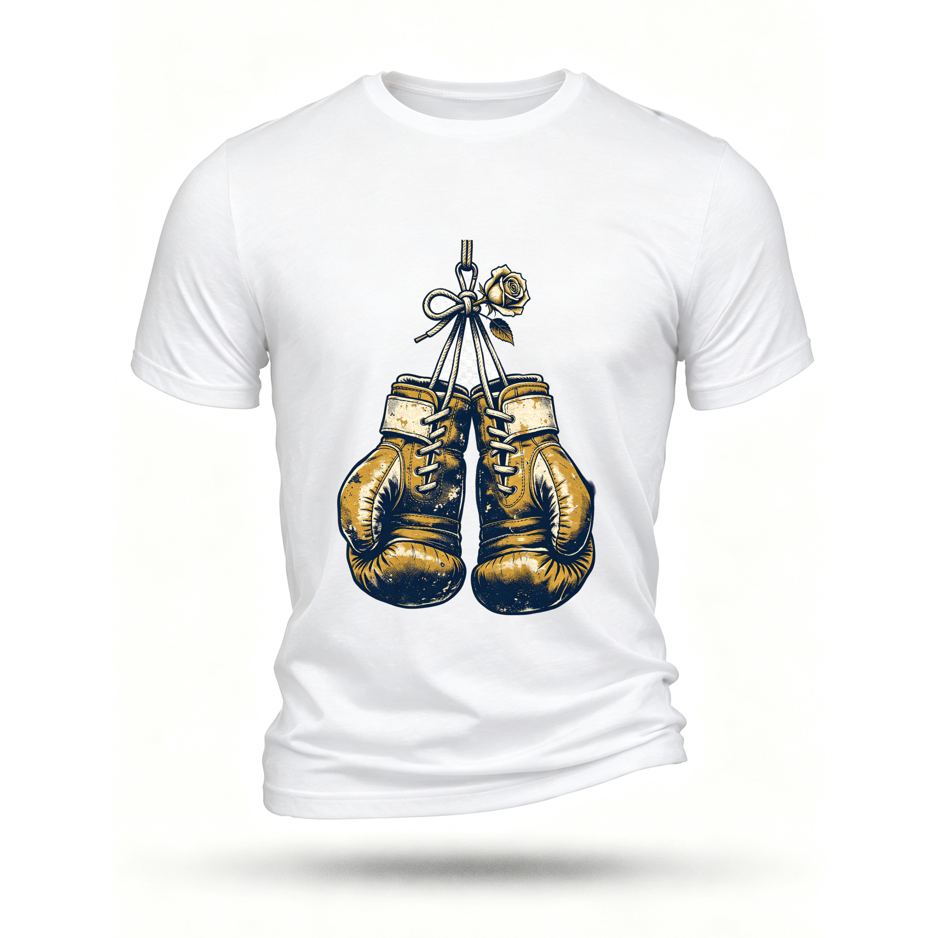 White T-shirt, front print