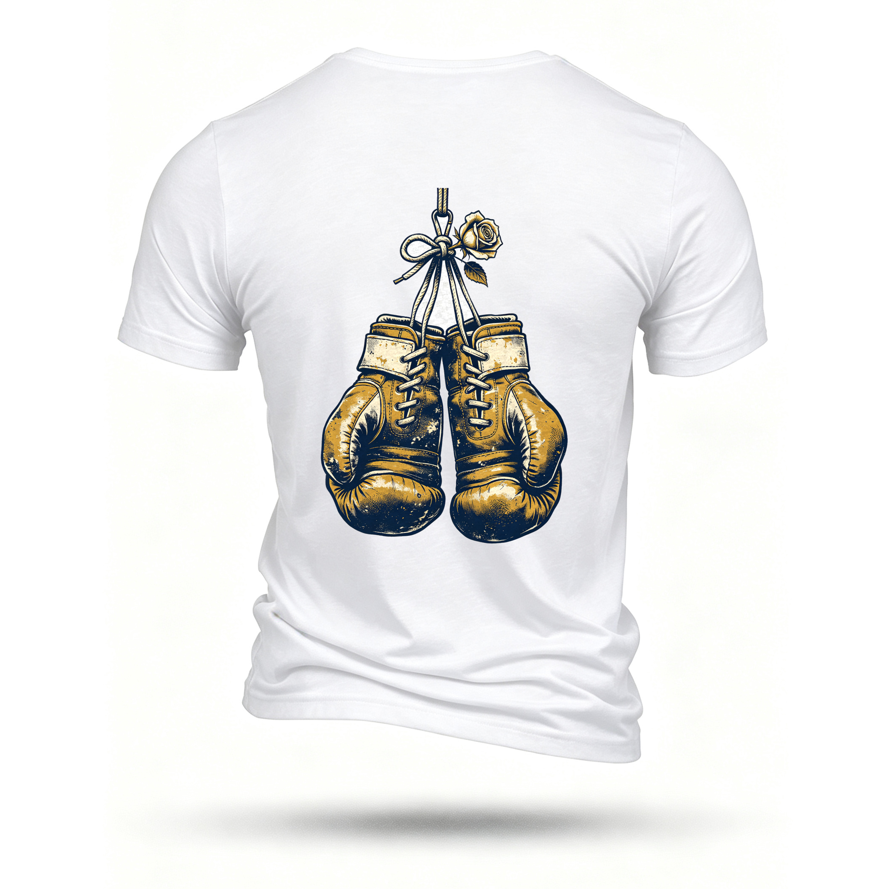 White T-shirt, back print