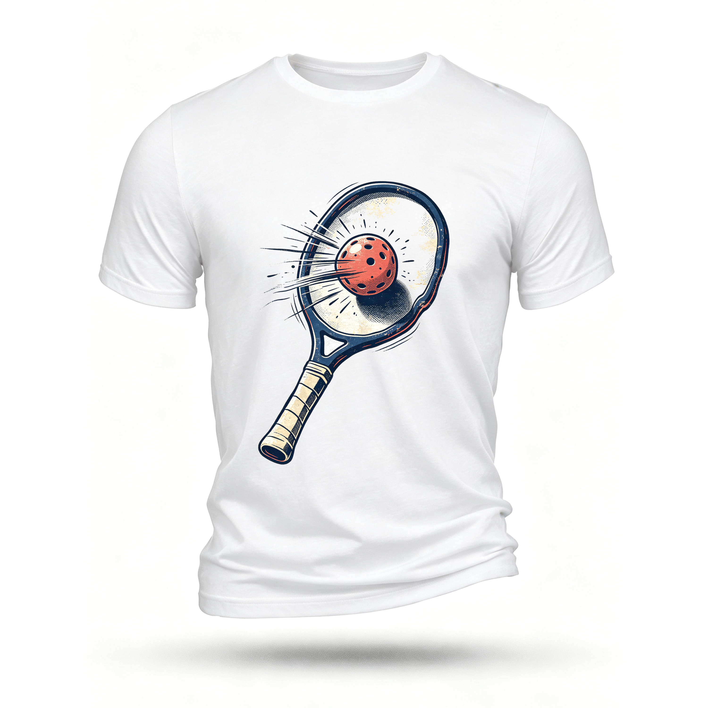White T-shirt, front print