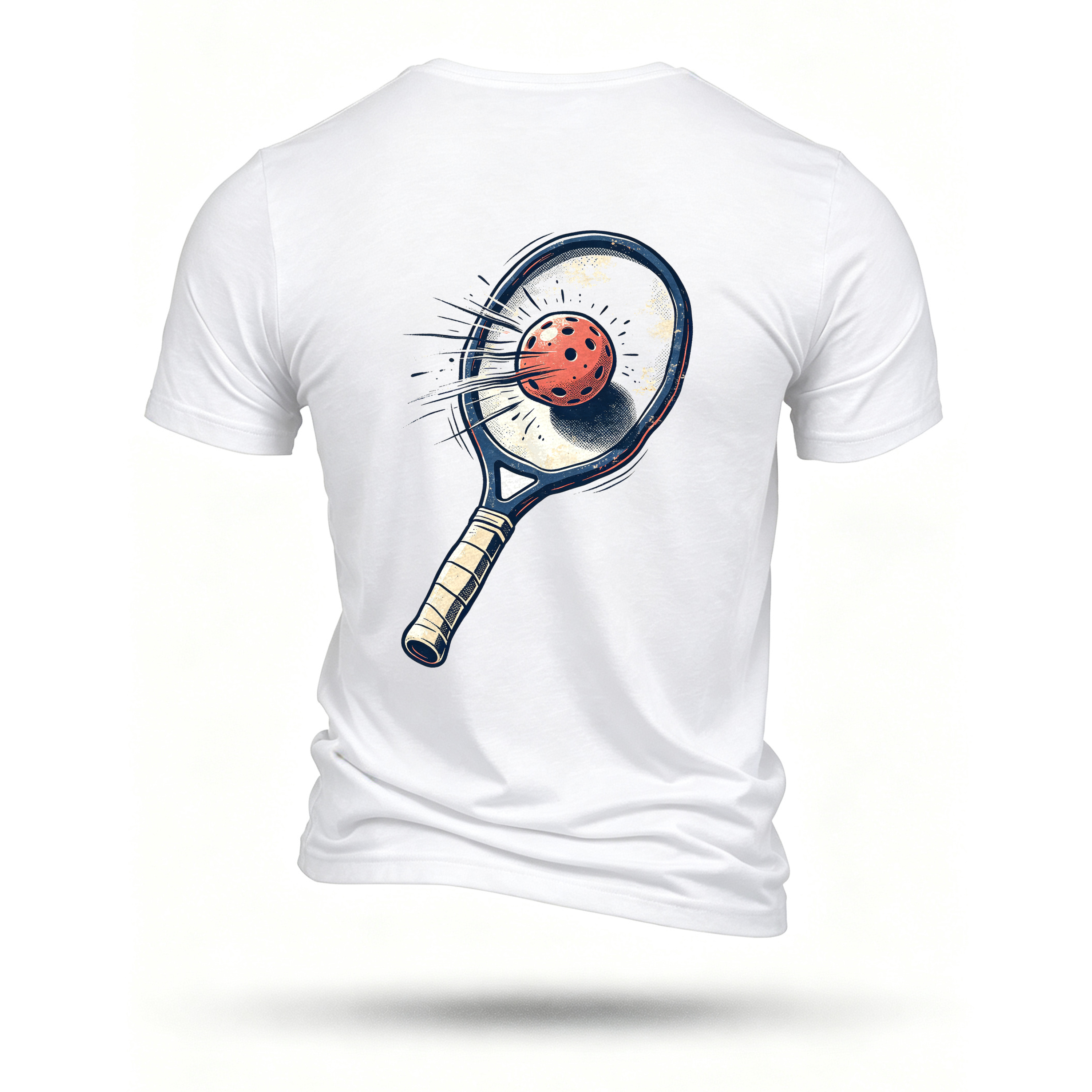 White T-shirt, back print
