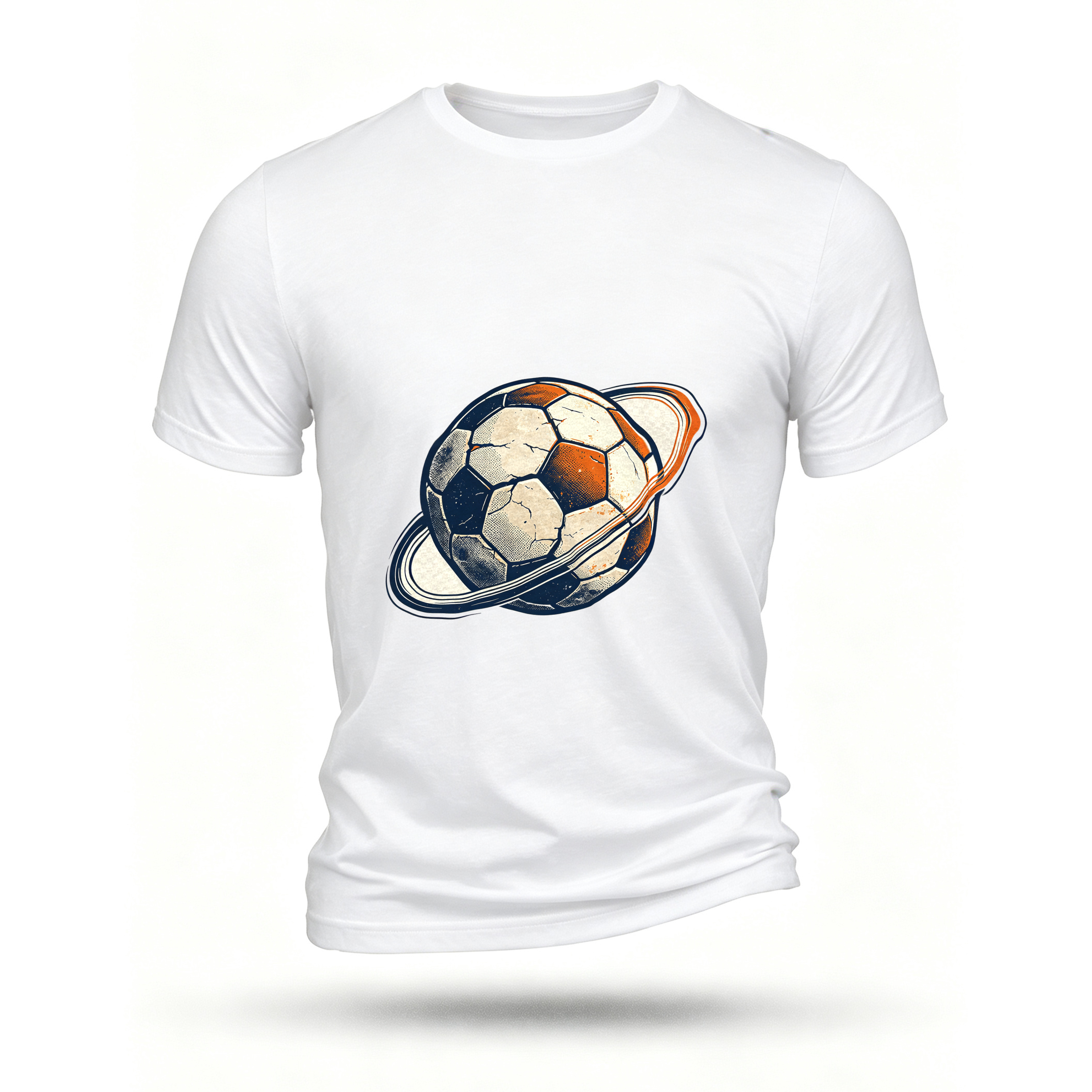 White T-shirt, front print