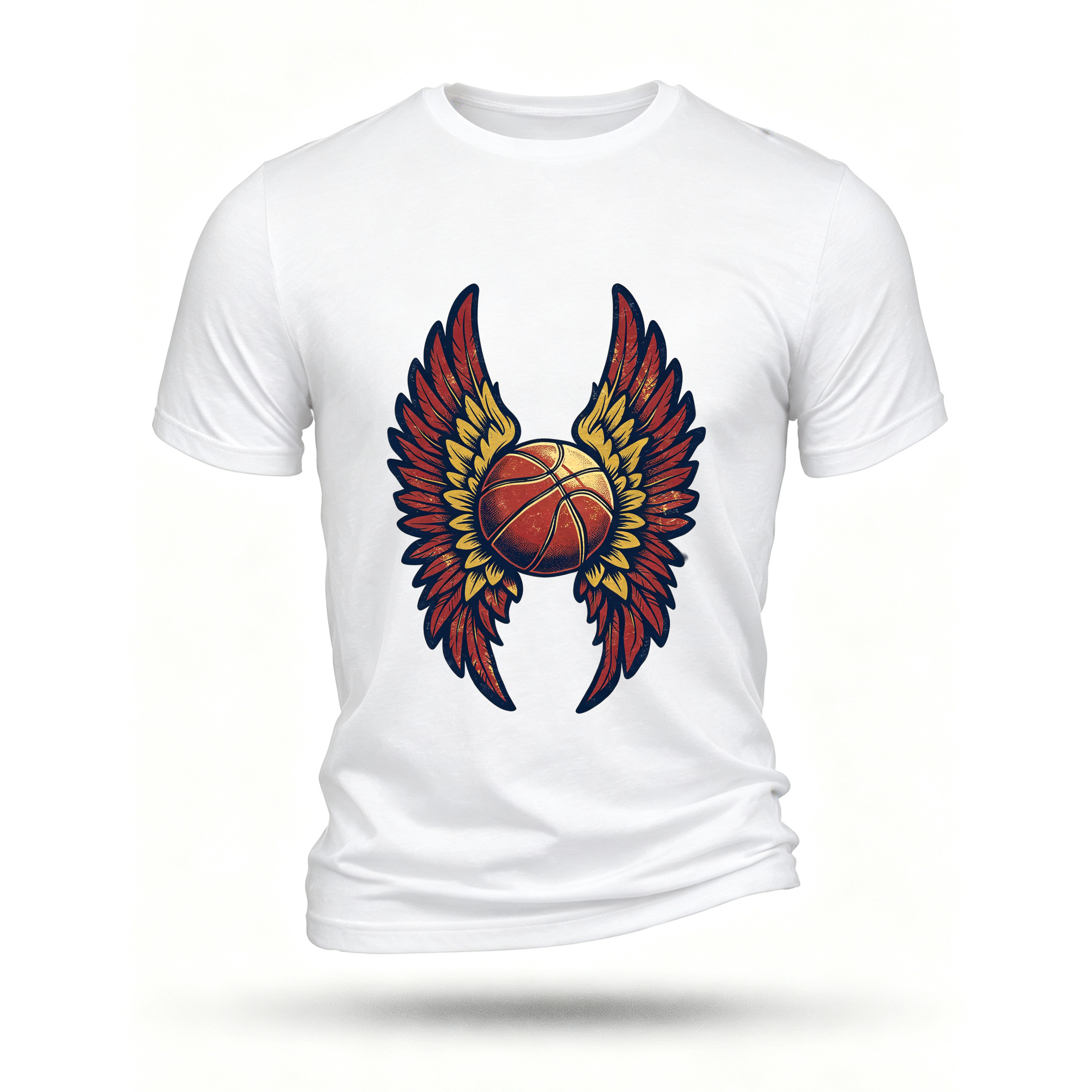White T-shirt, front print