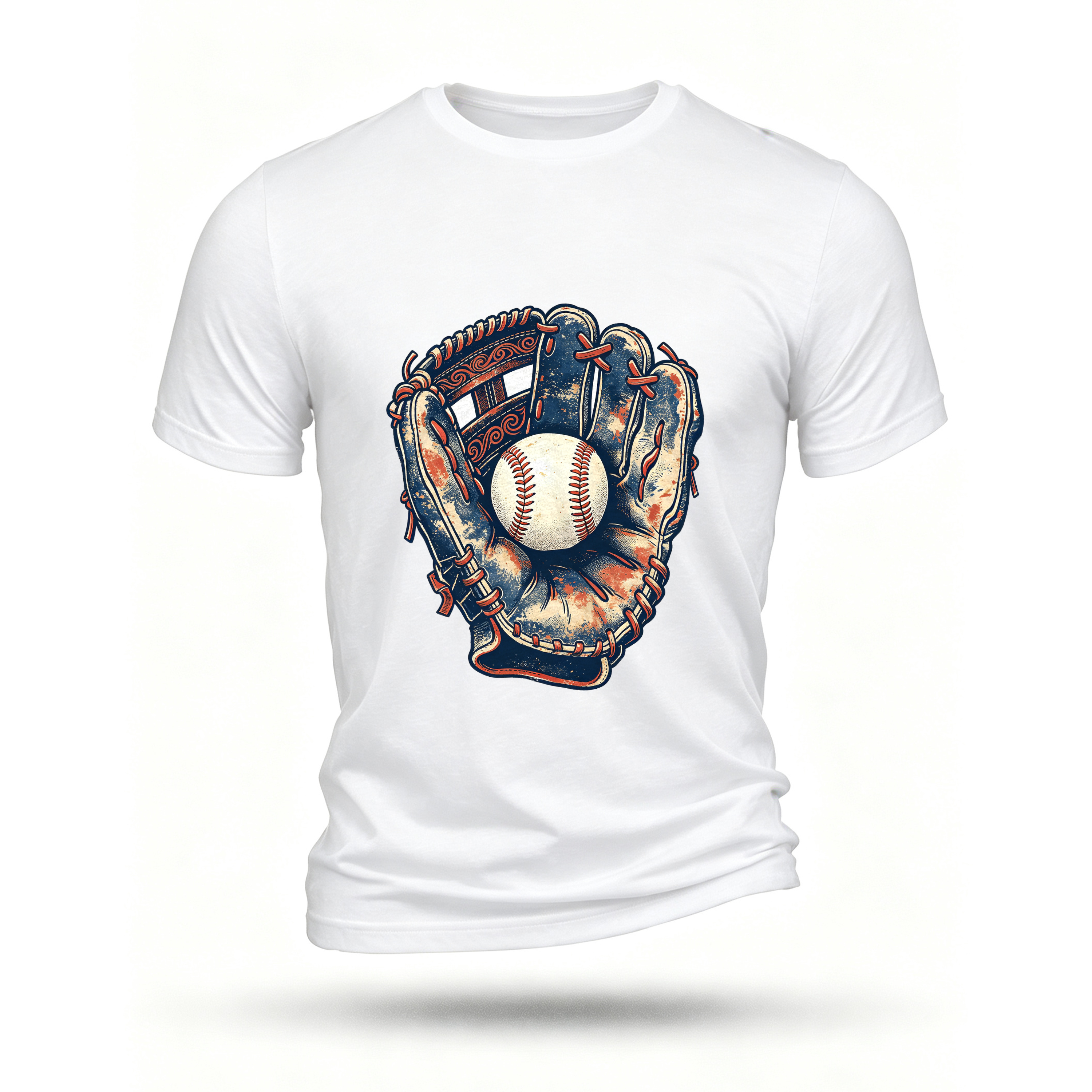 White T-shirt, front print
