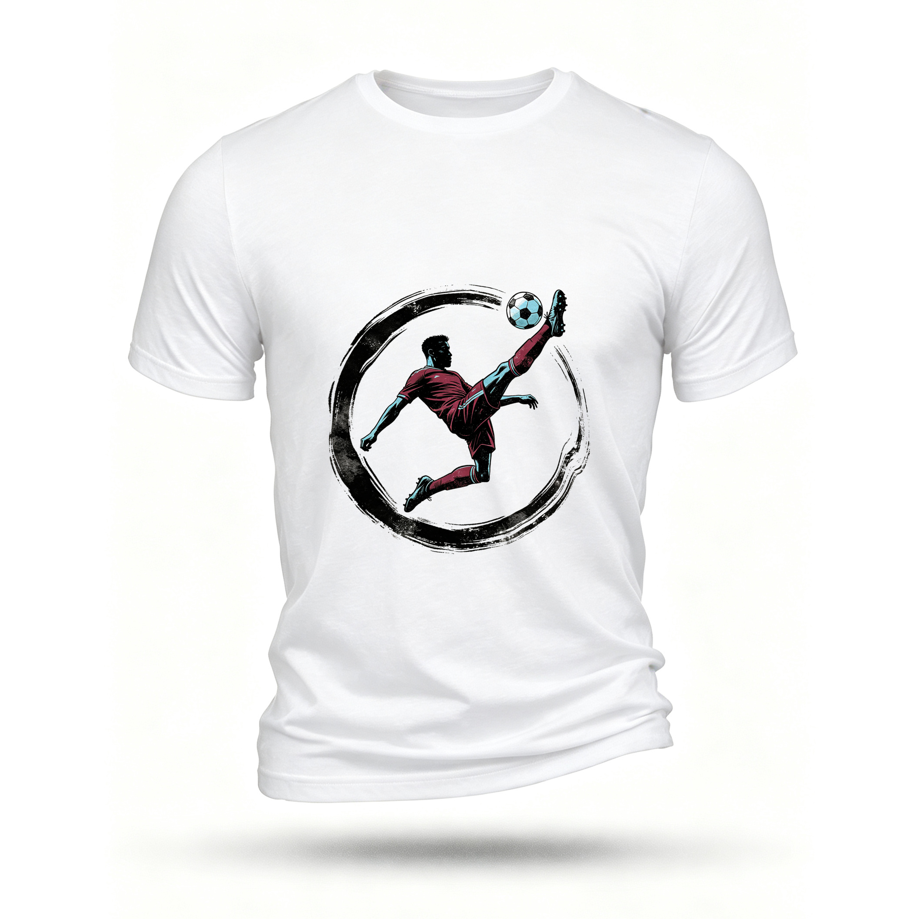 White T-shirt, front print