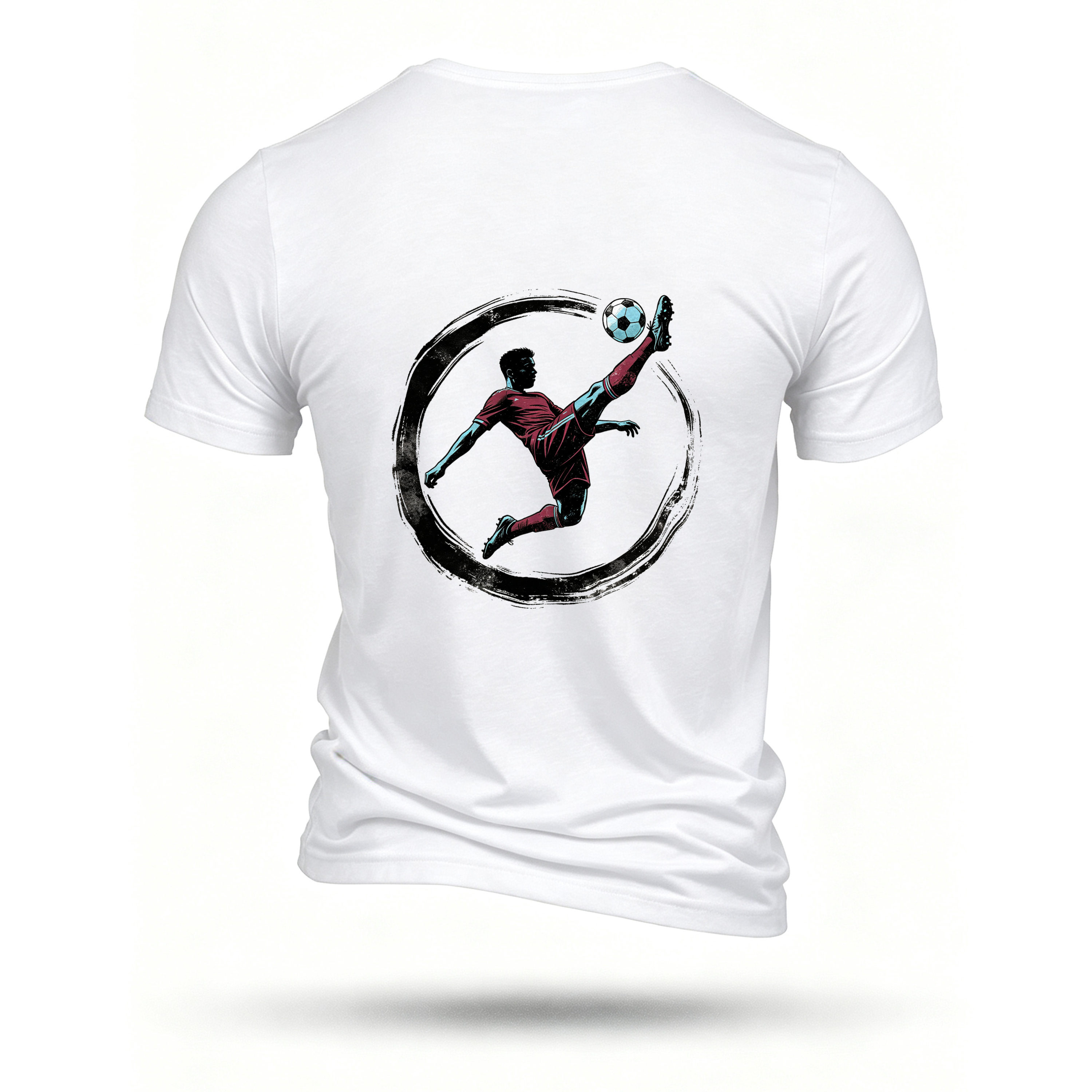 White T-shirt, back print