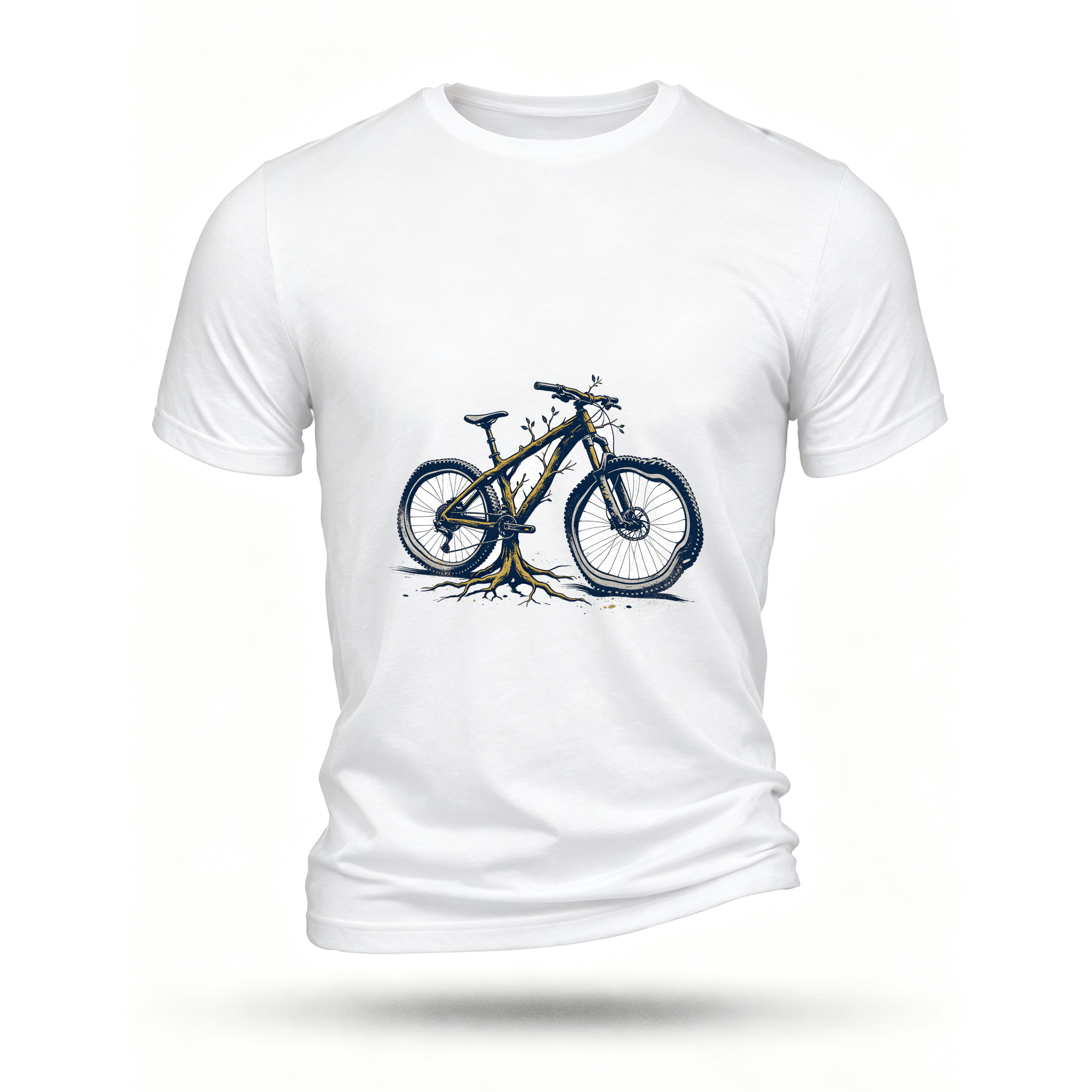 White T-shirt, front print