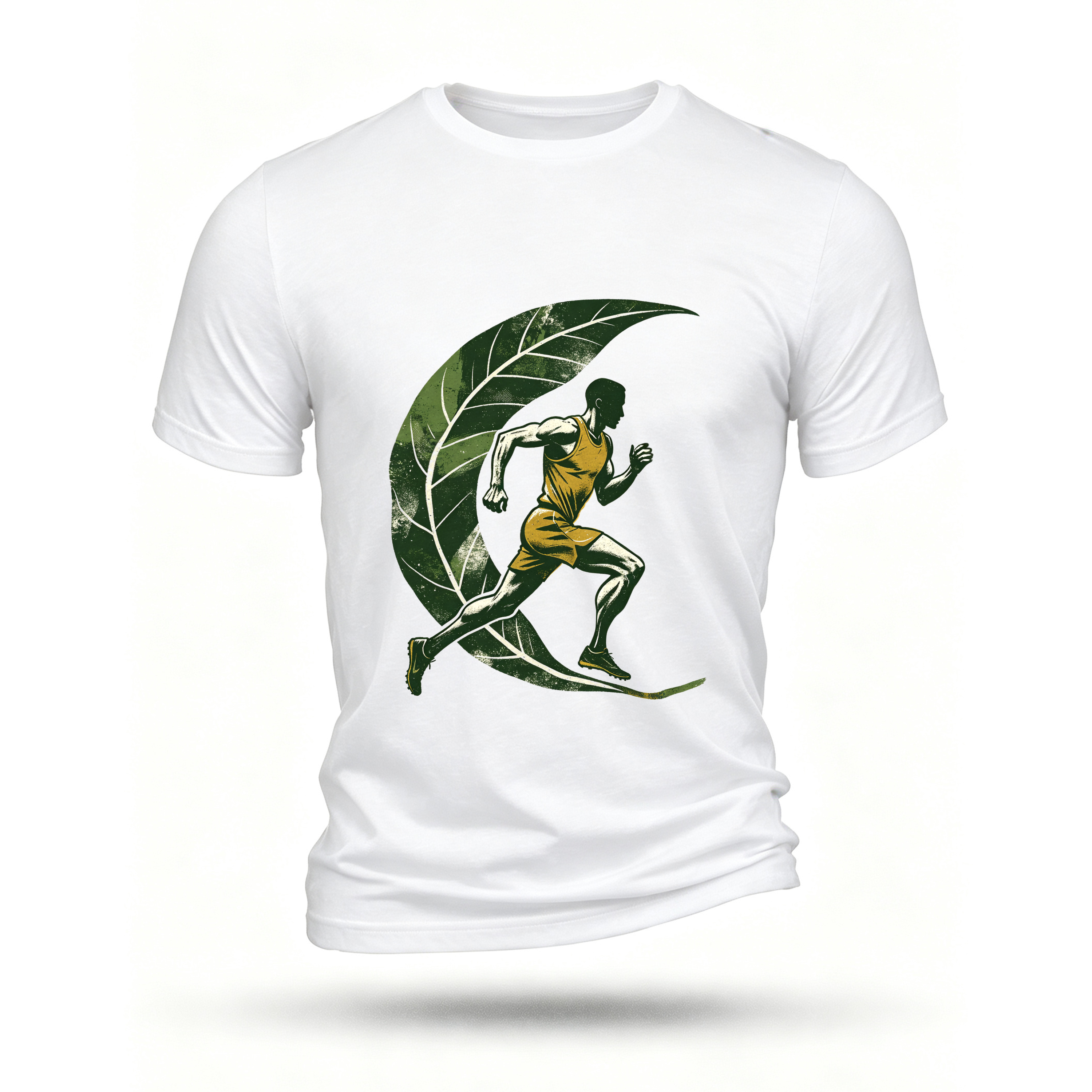 White T-shirt, front print