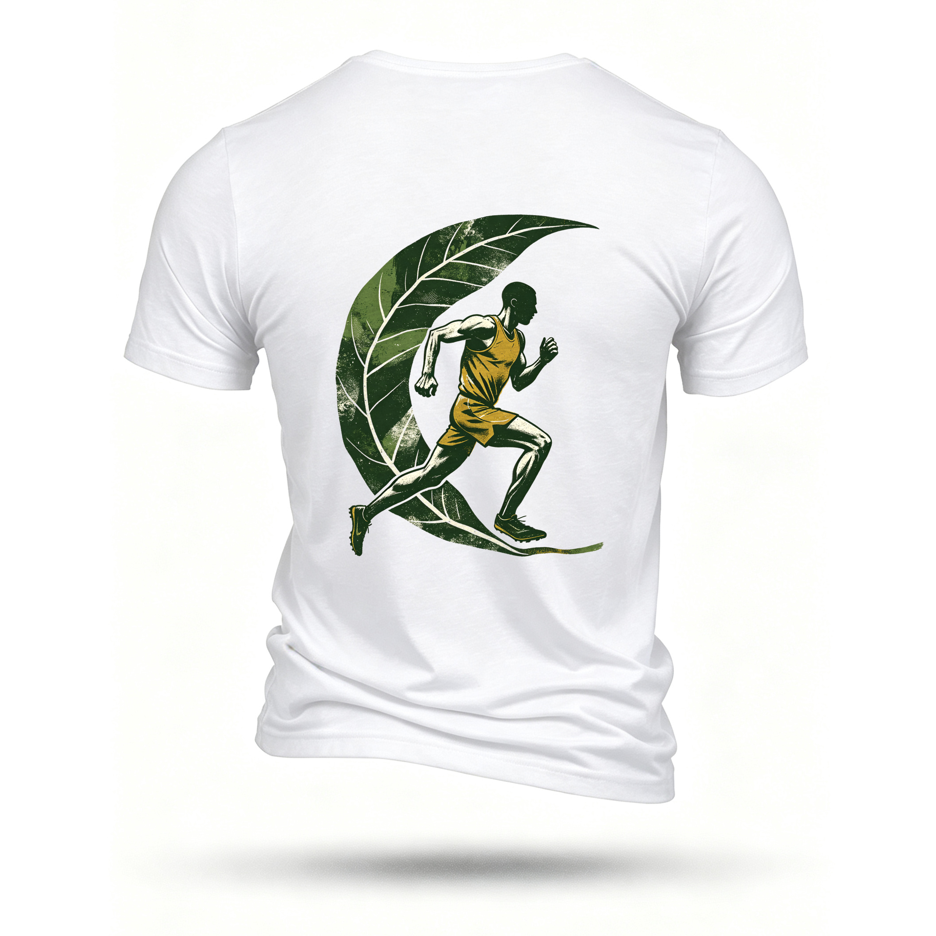 White T-shirt, back print