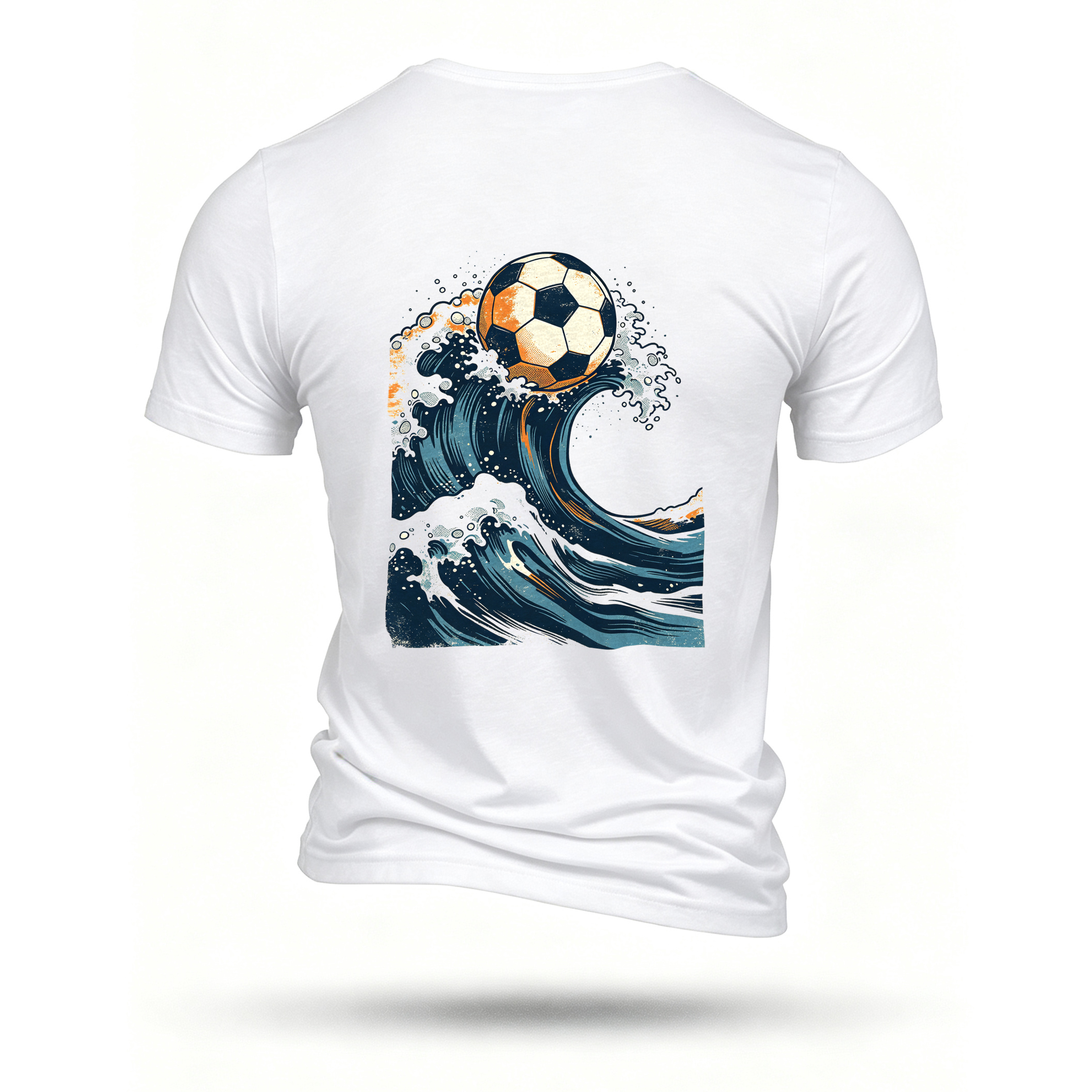 White T-shirt, back print