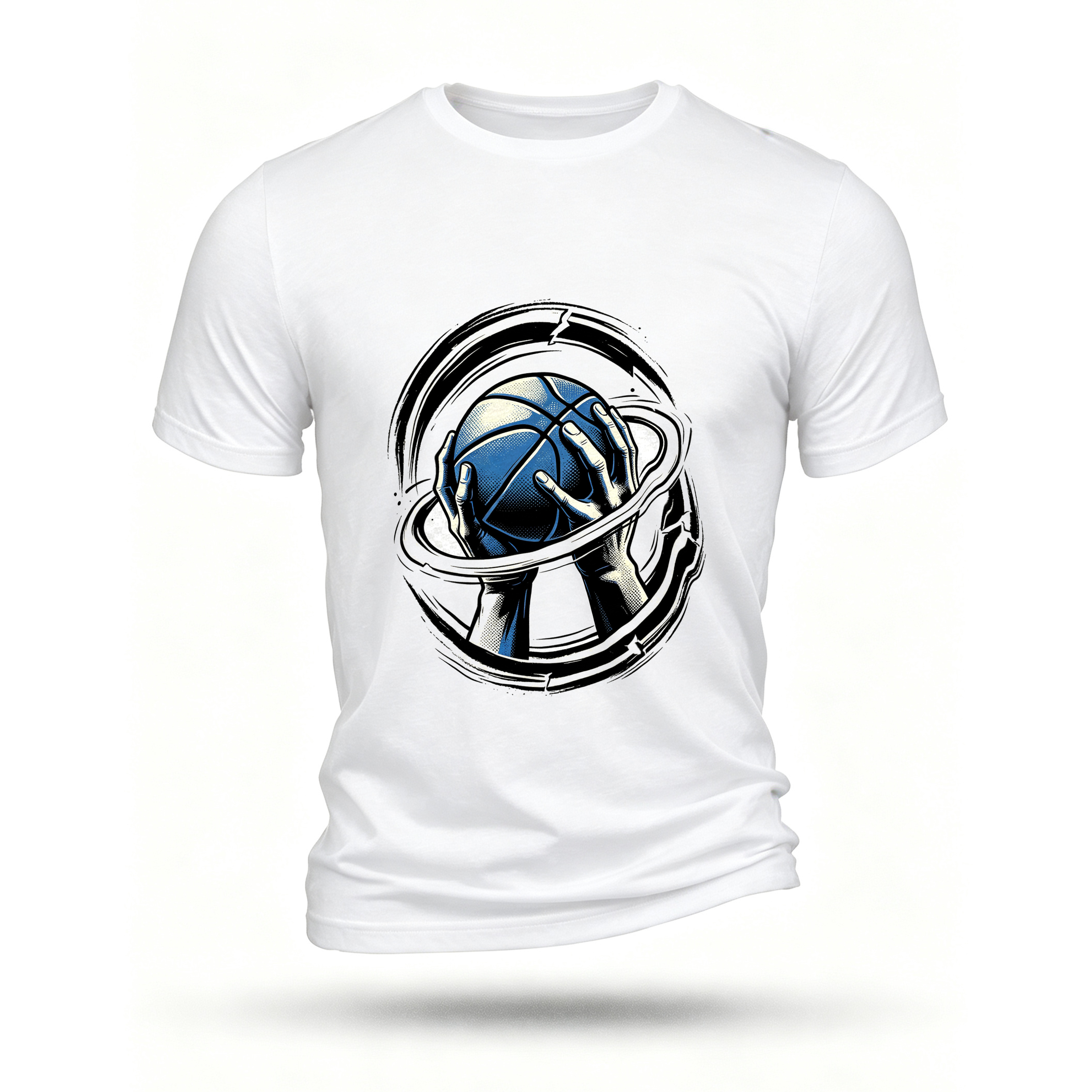 White T-shirt, front print