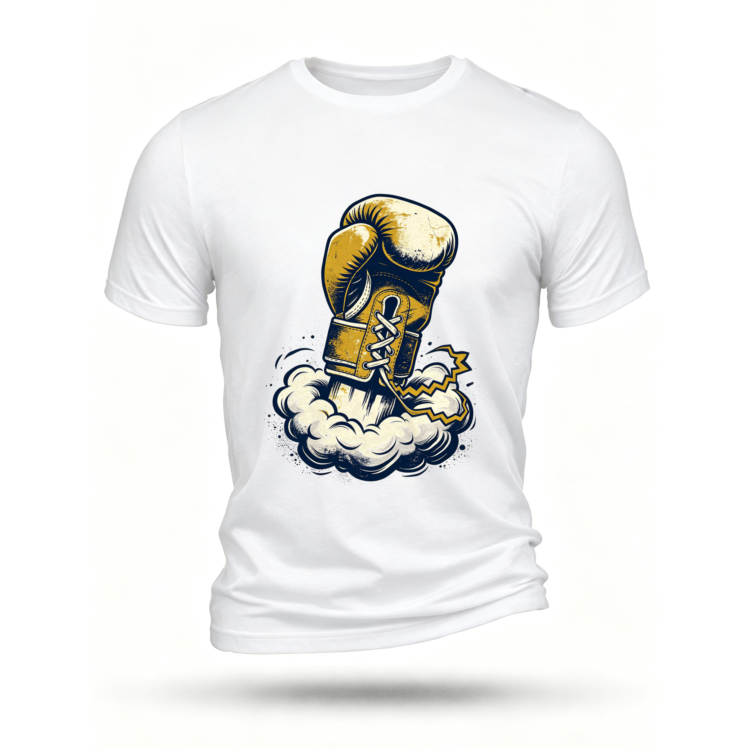 White T-shirt, front print