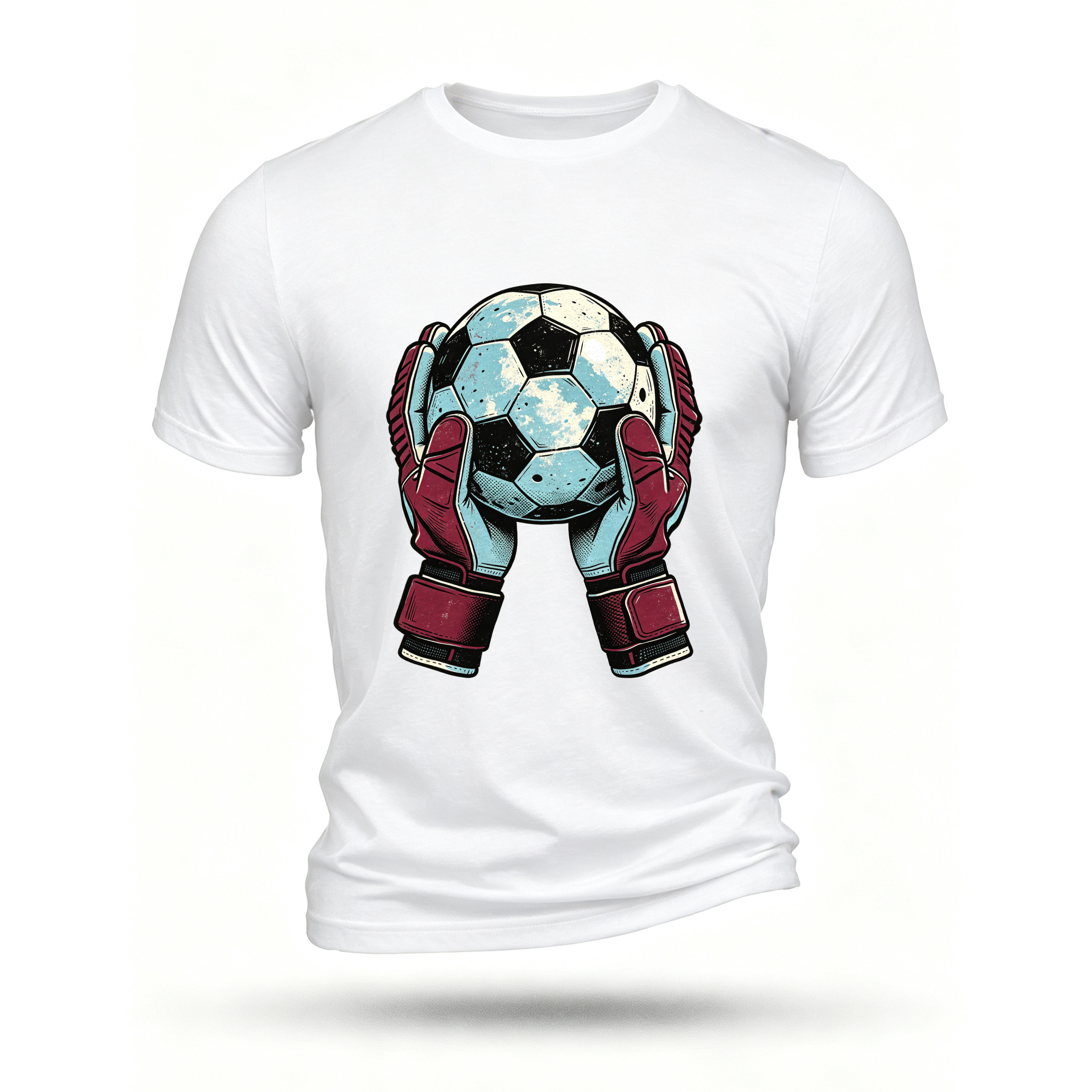 White T-shirt, front print