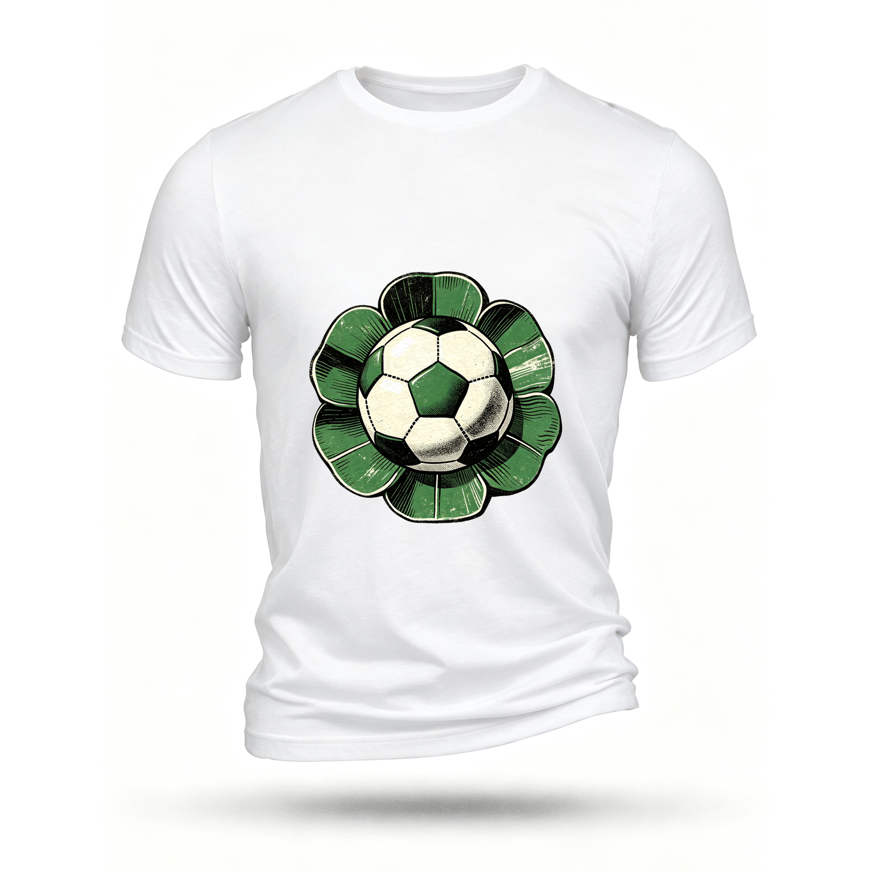 White T-shirt, front print