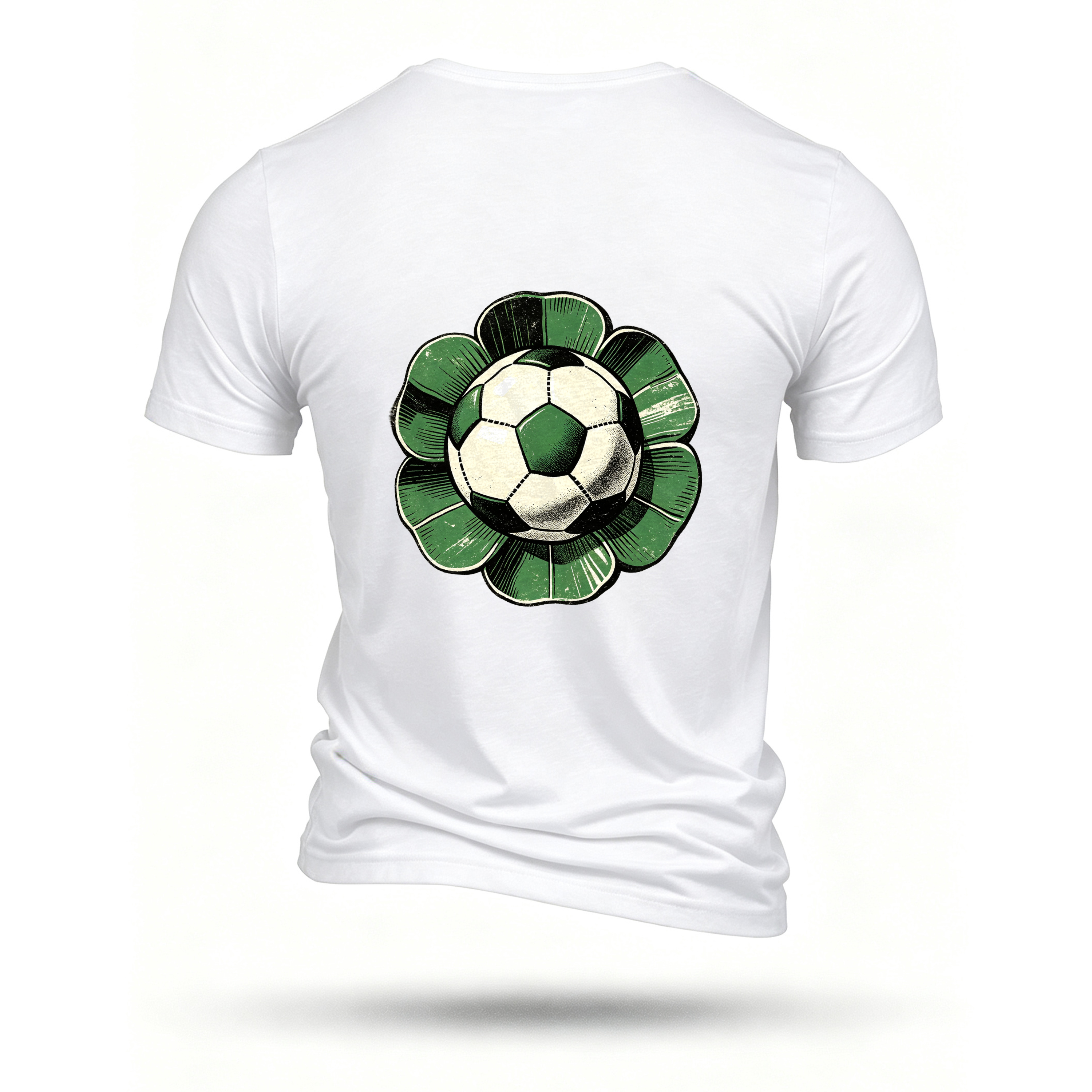 White T-shirt, back print