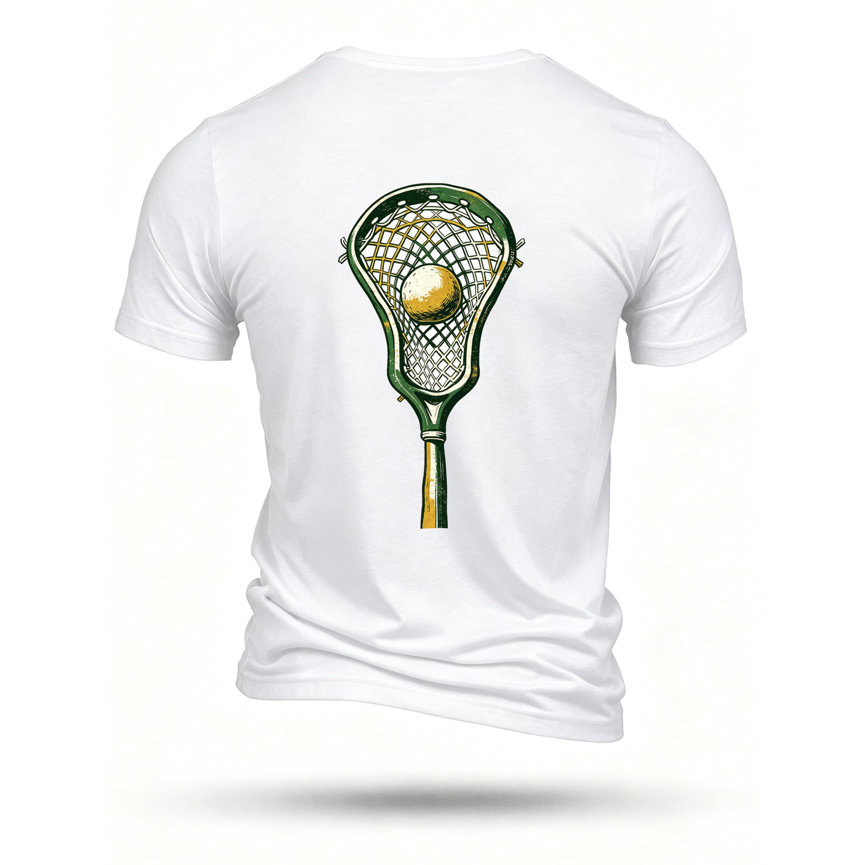 White T-shirt, back print