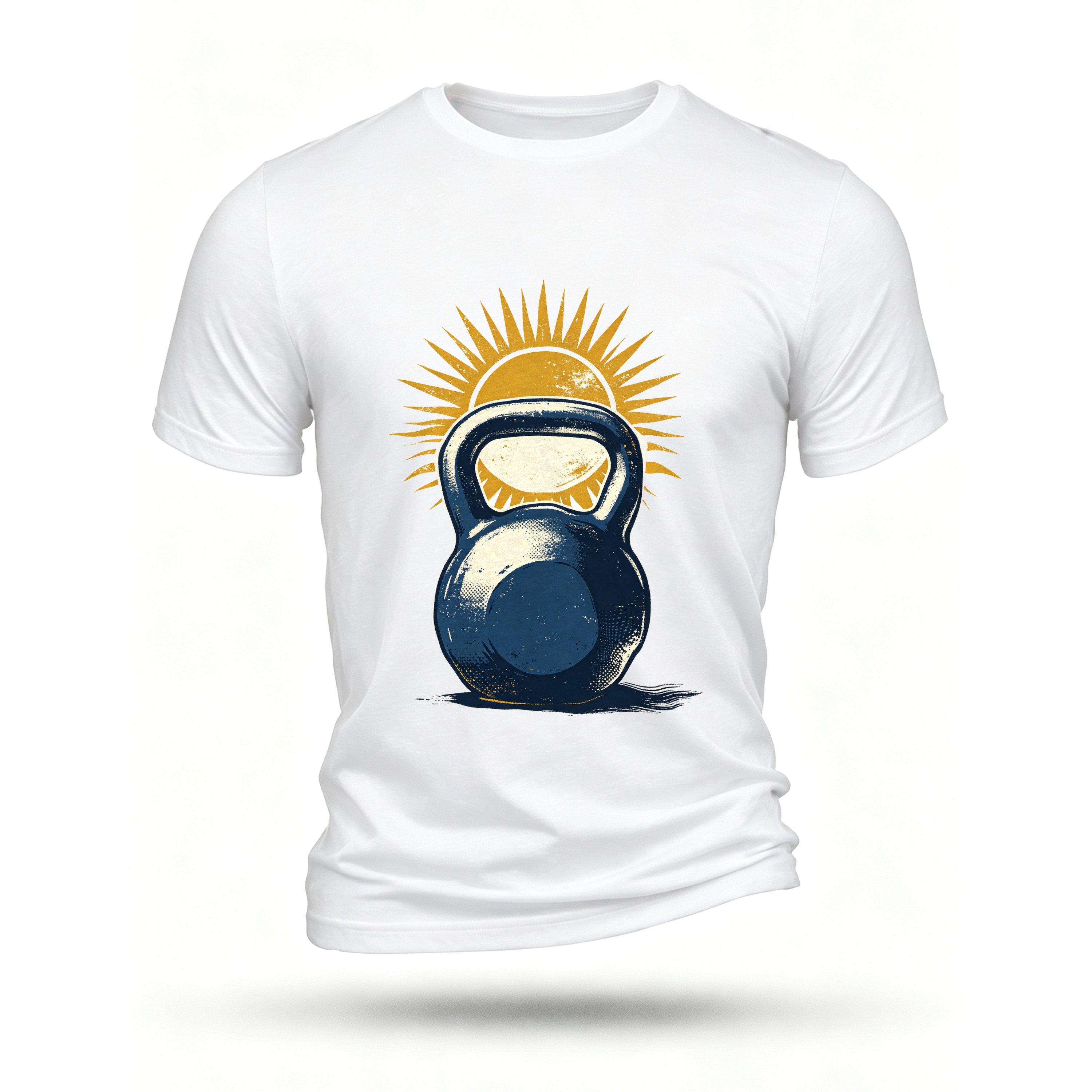 White T-shirt, front print