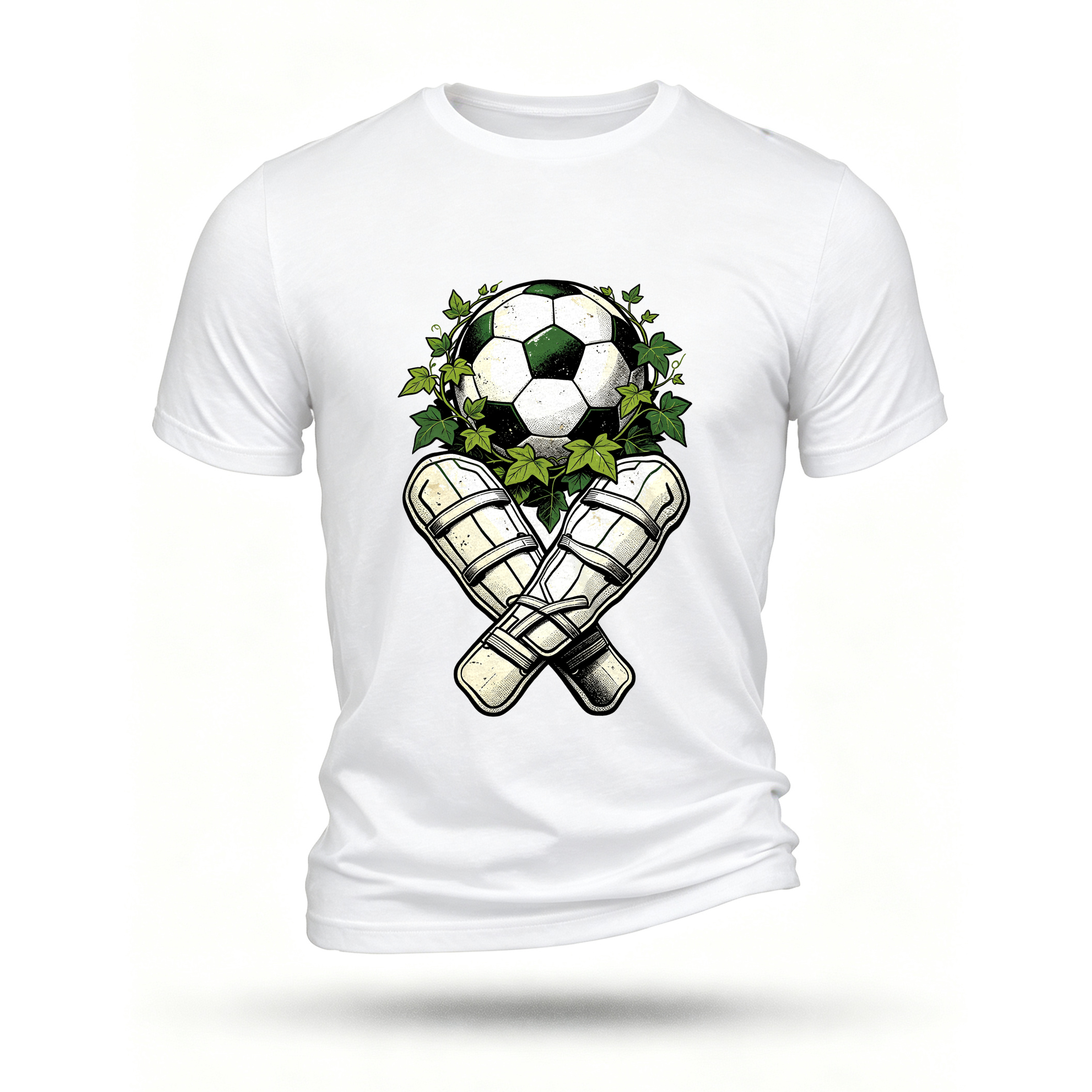 White T-shirt, front print