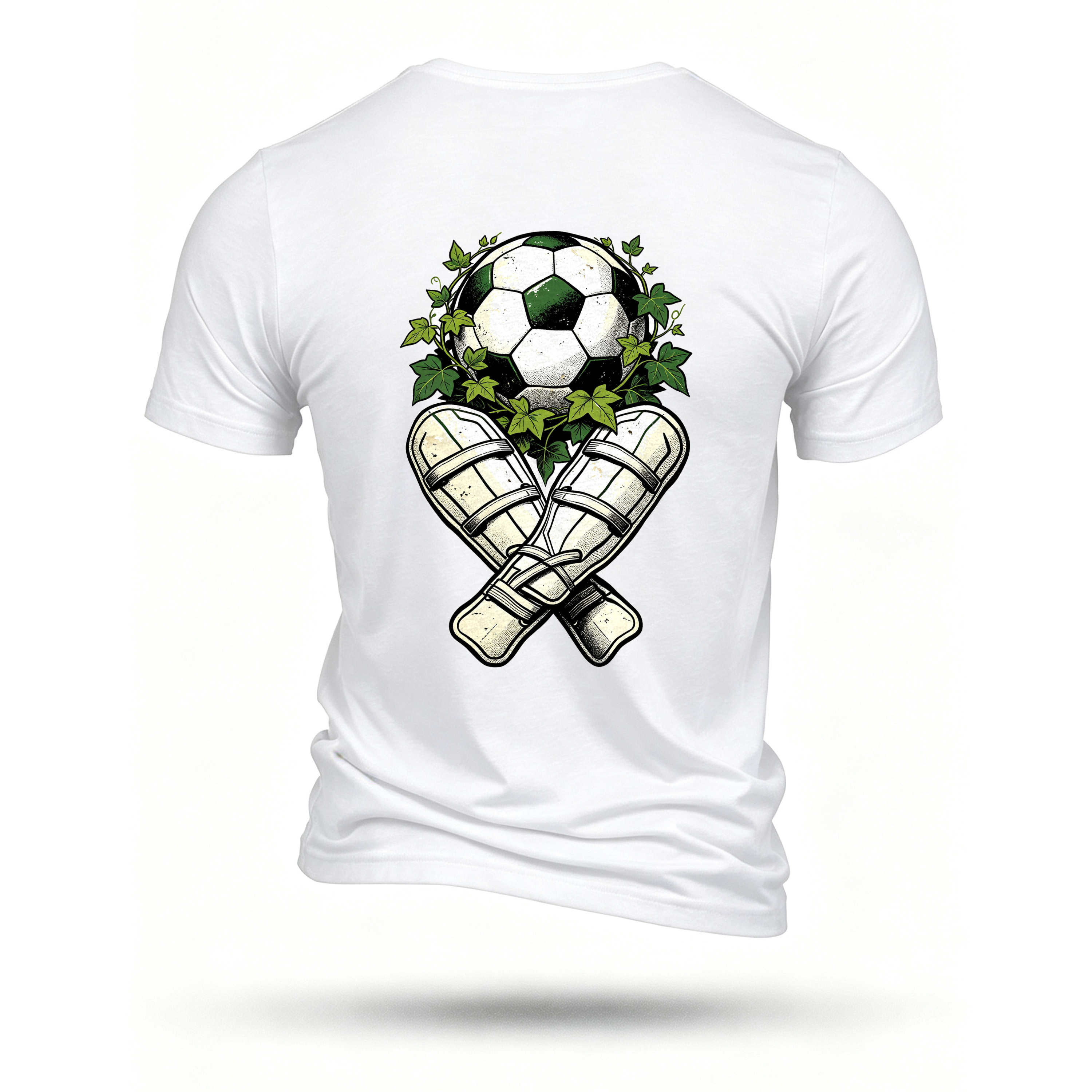 White T-shirt, back print