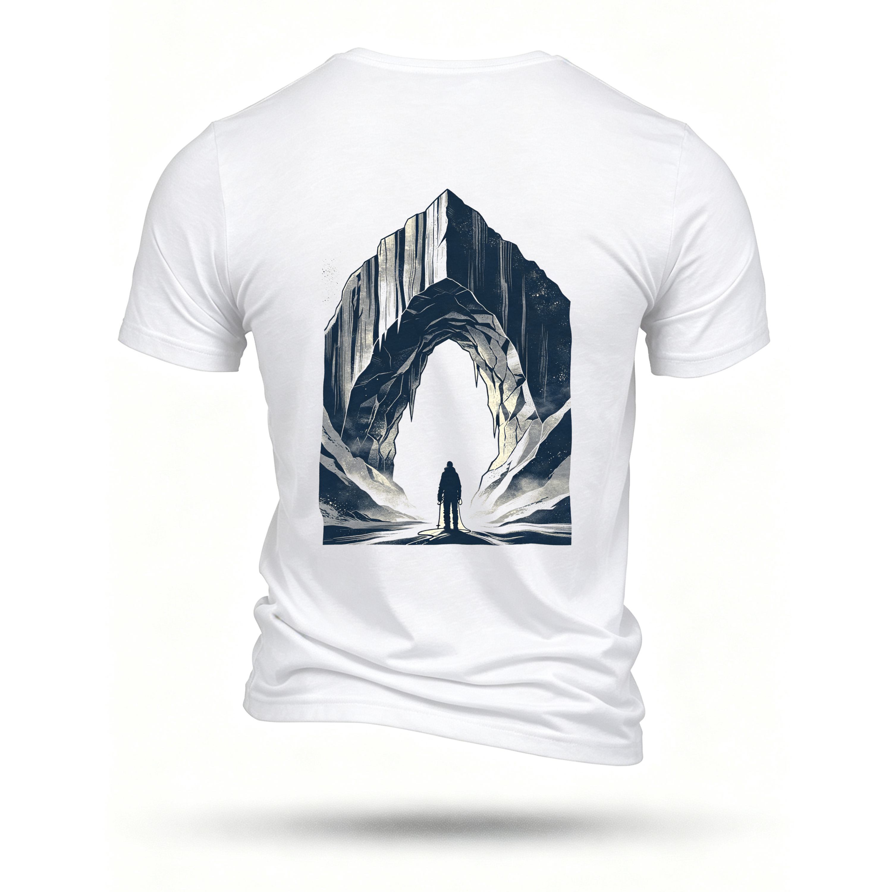 White T-shirt, back print