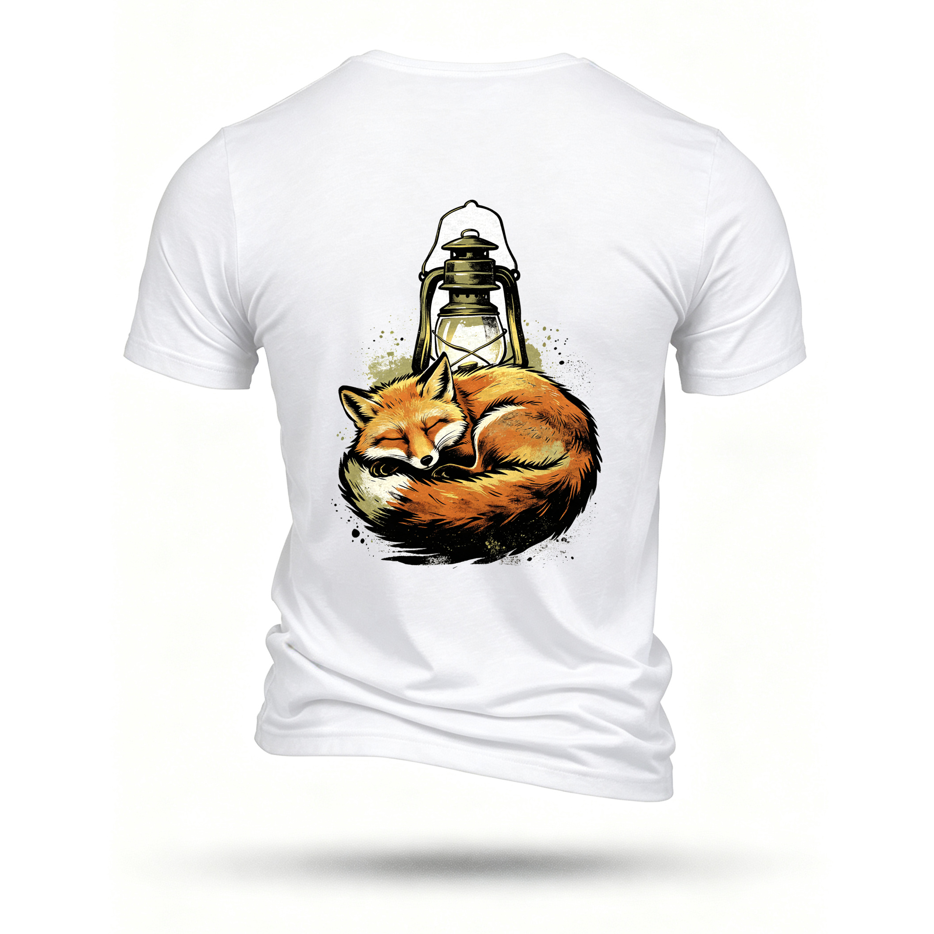 White T-shirt, back print