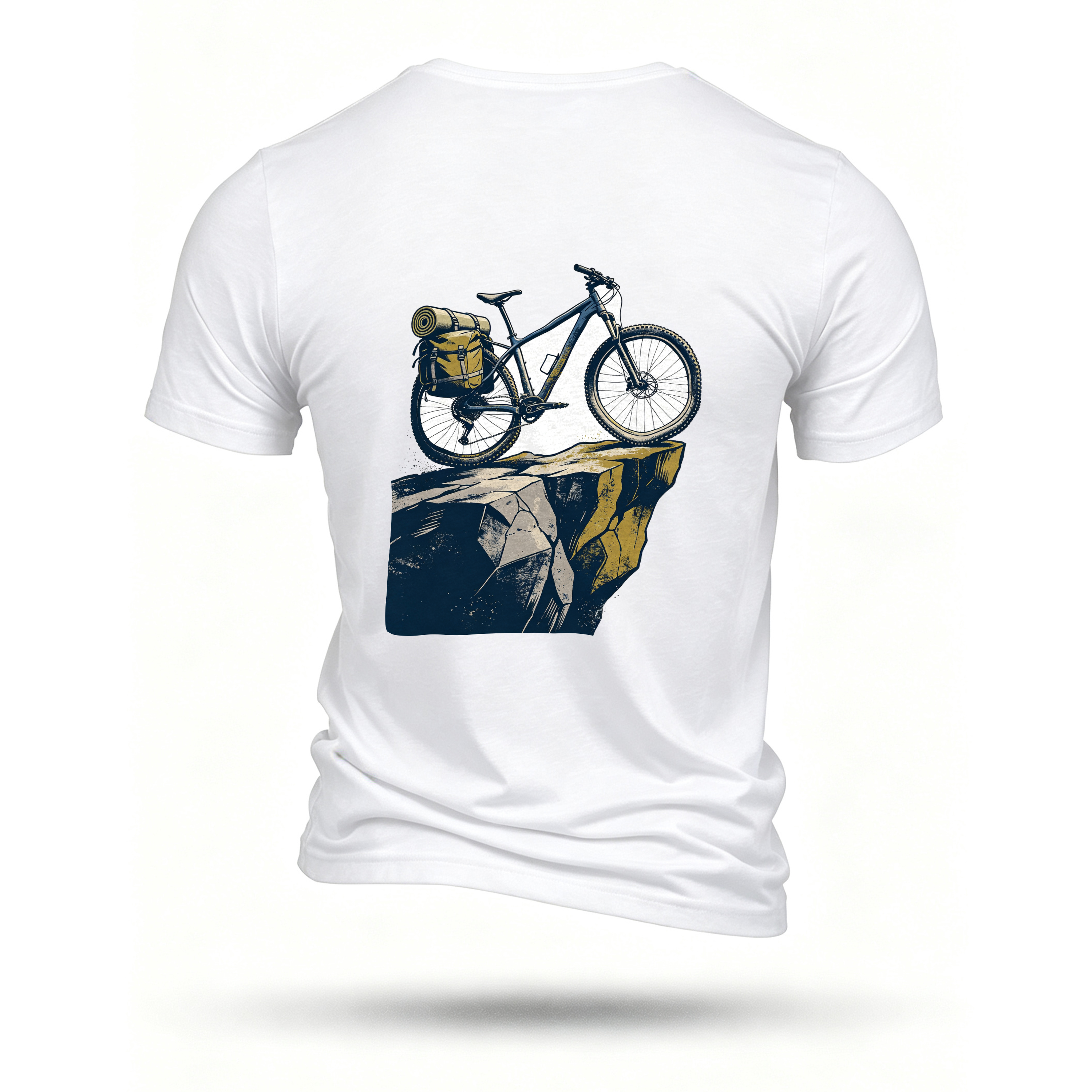 White T-shirt, back print